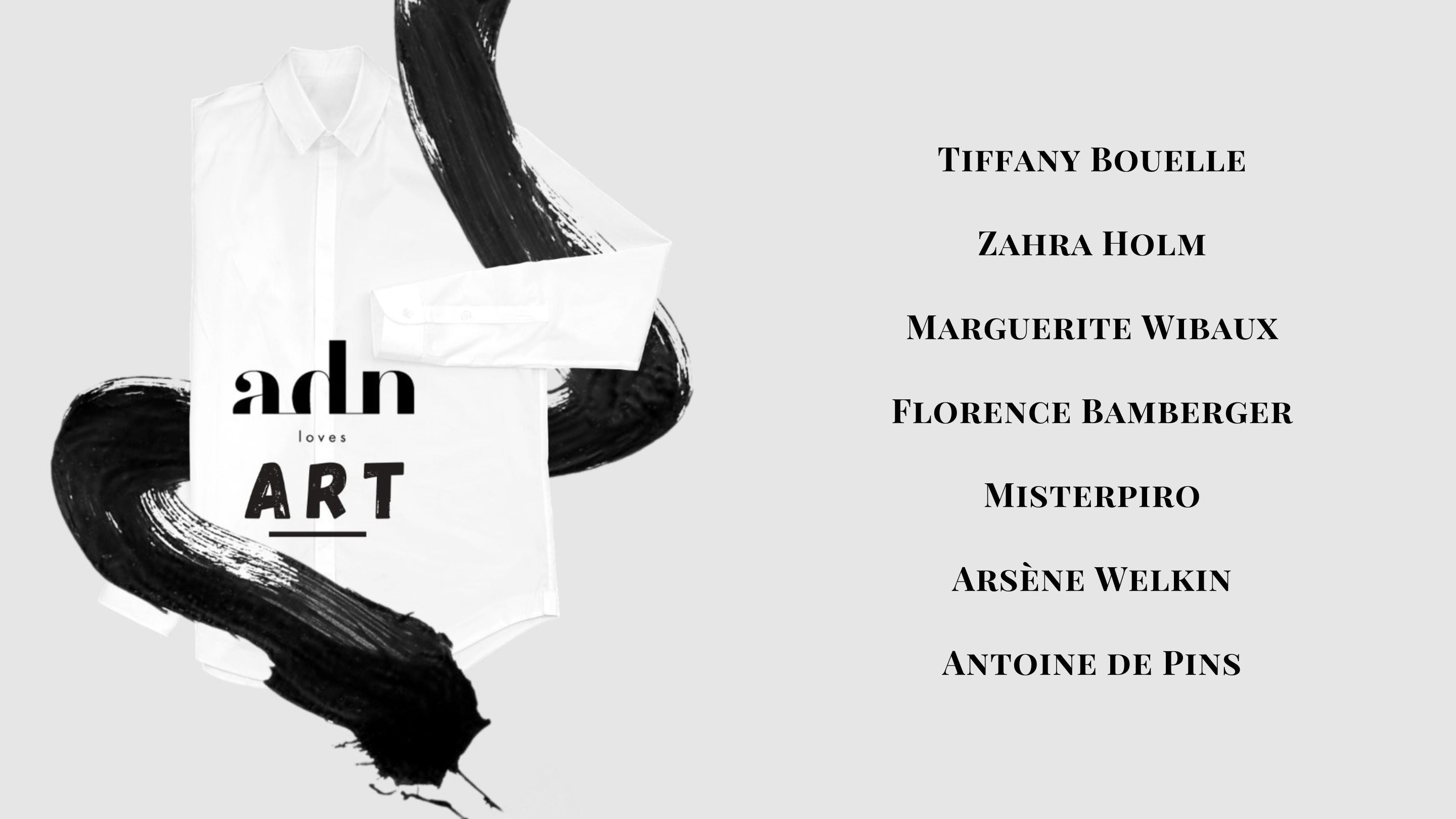 ADN loves ART - Chemise Blanche