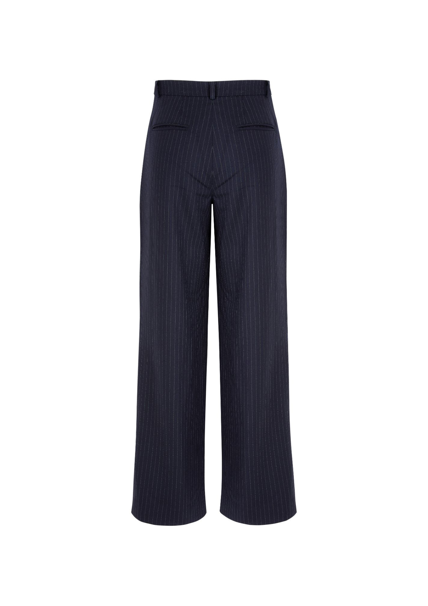 SOUTH - Le pantalon ample à pli en flanelle rayée