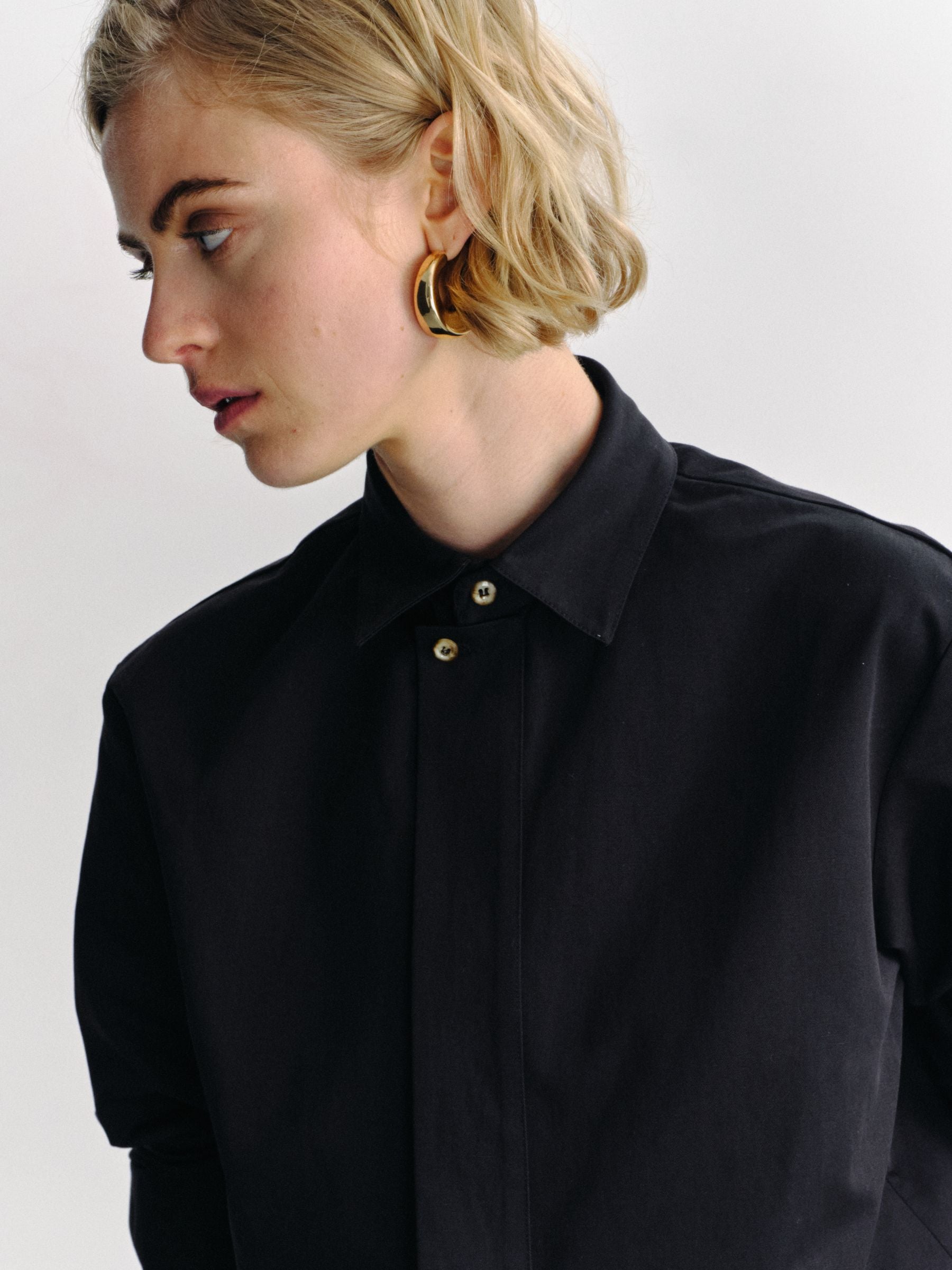 ORIGIN - Classic shirt in cotton-linen