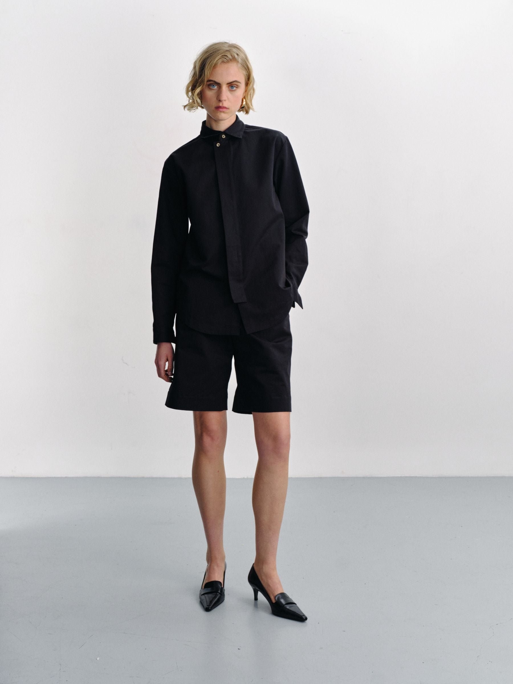 ORIGIN - Classic shirt in cotton-linen