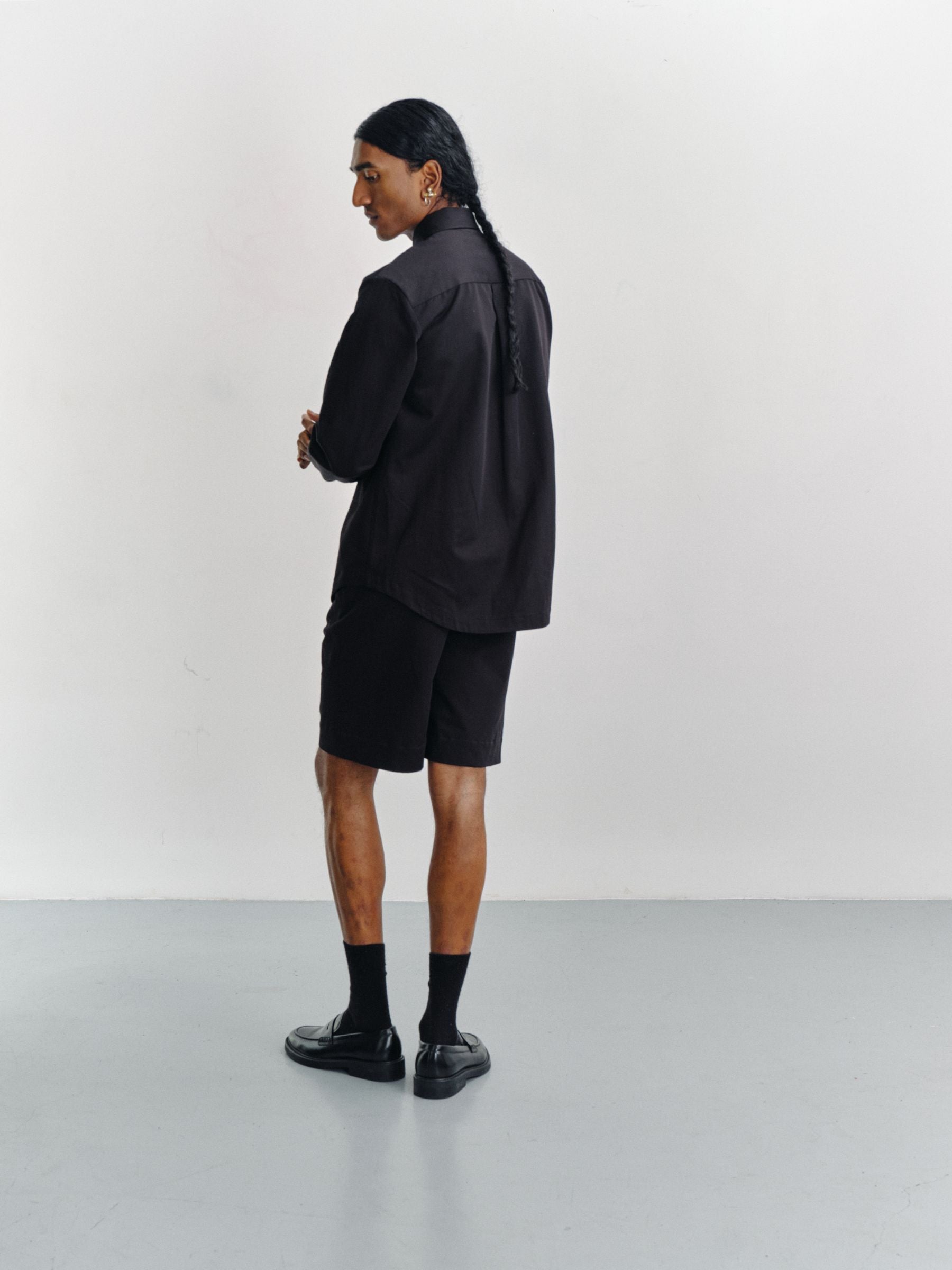 ORIGIN - Classic shirt in cotton-linen