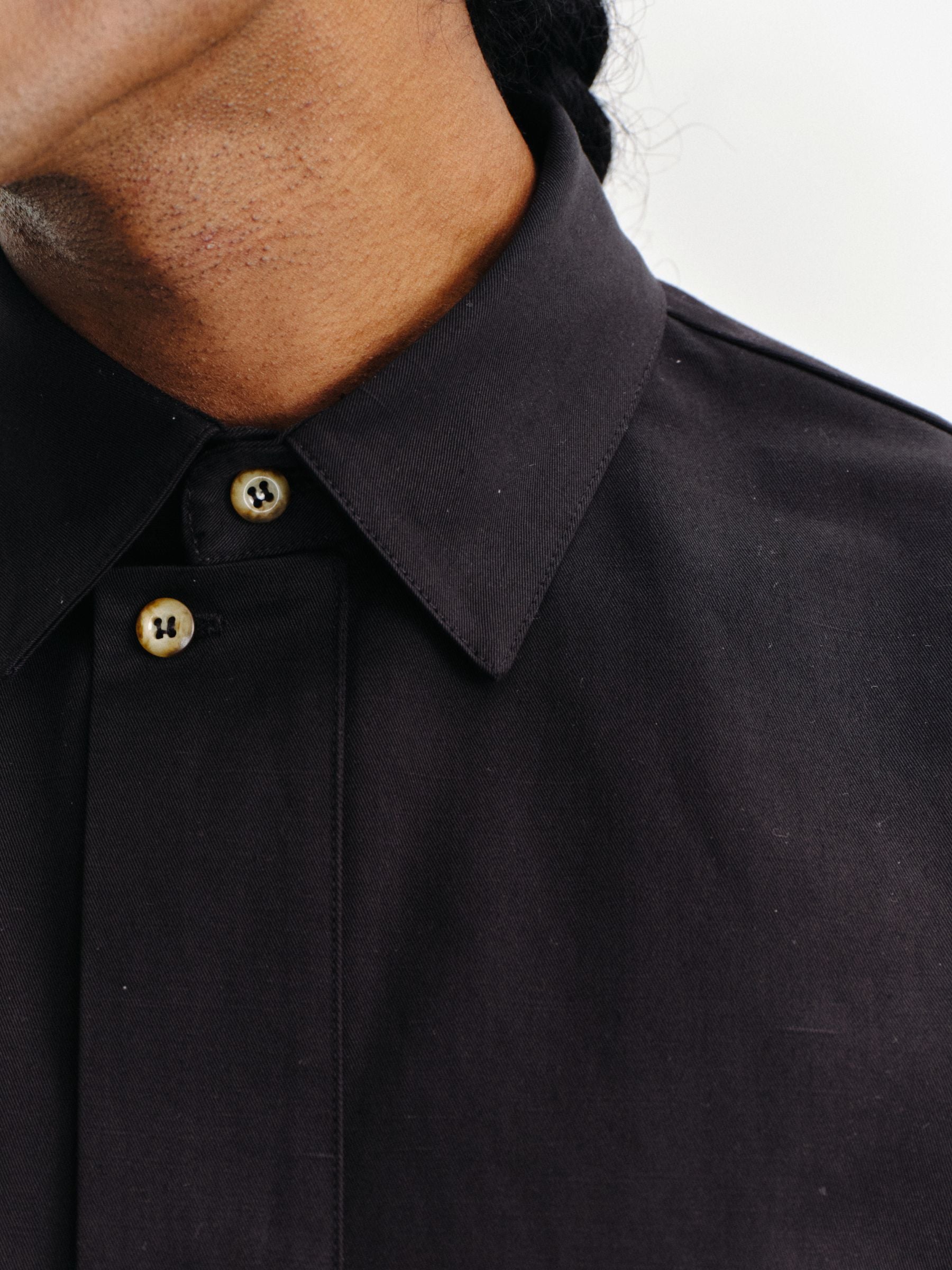 ORIGIN - Classic shirt in cotton-linen