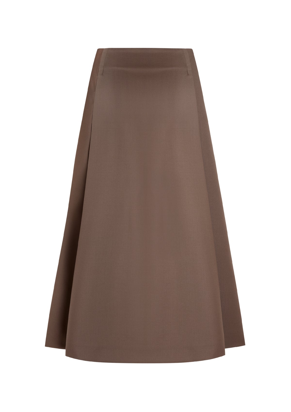 SENSU - Pleated skirt in Super 130's merino wool