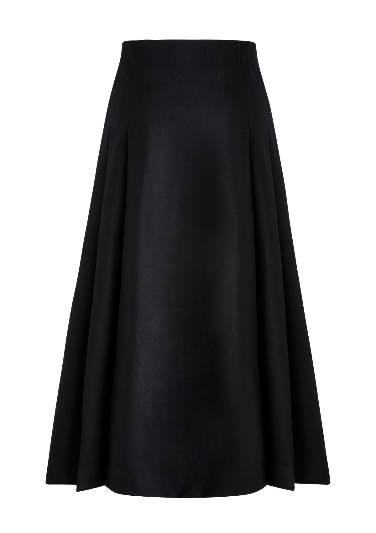 SENSU - Pleated skirt in flannel