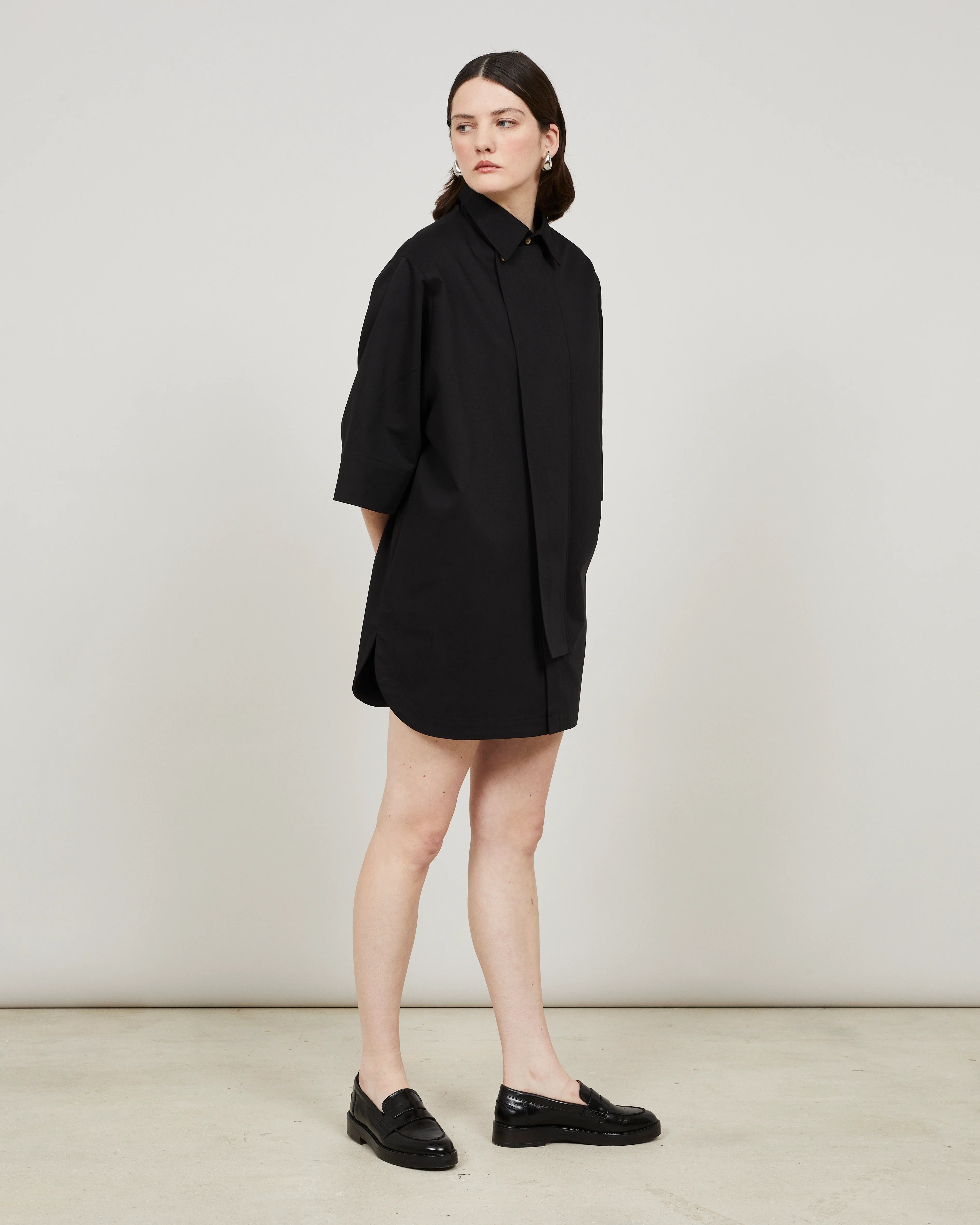 ALMA - Long cotton-linen shirt