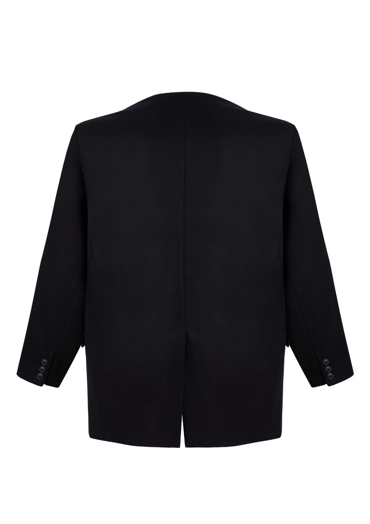 EASTE - Veste sans col en flanelle