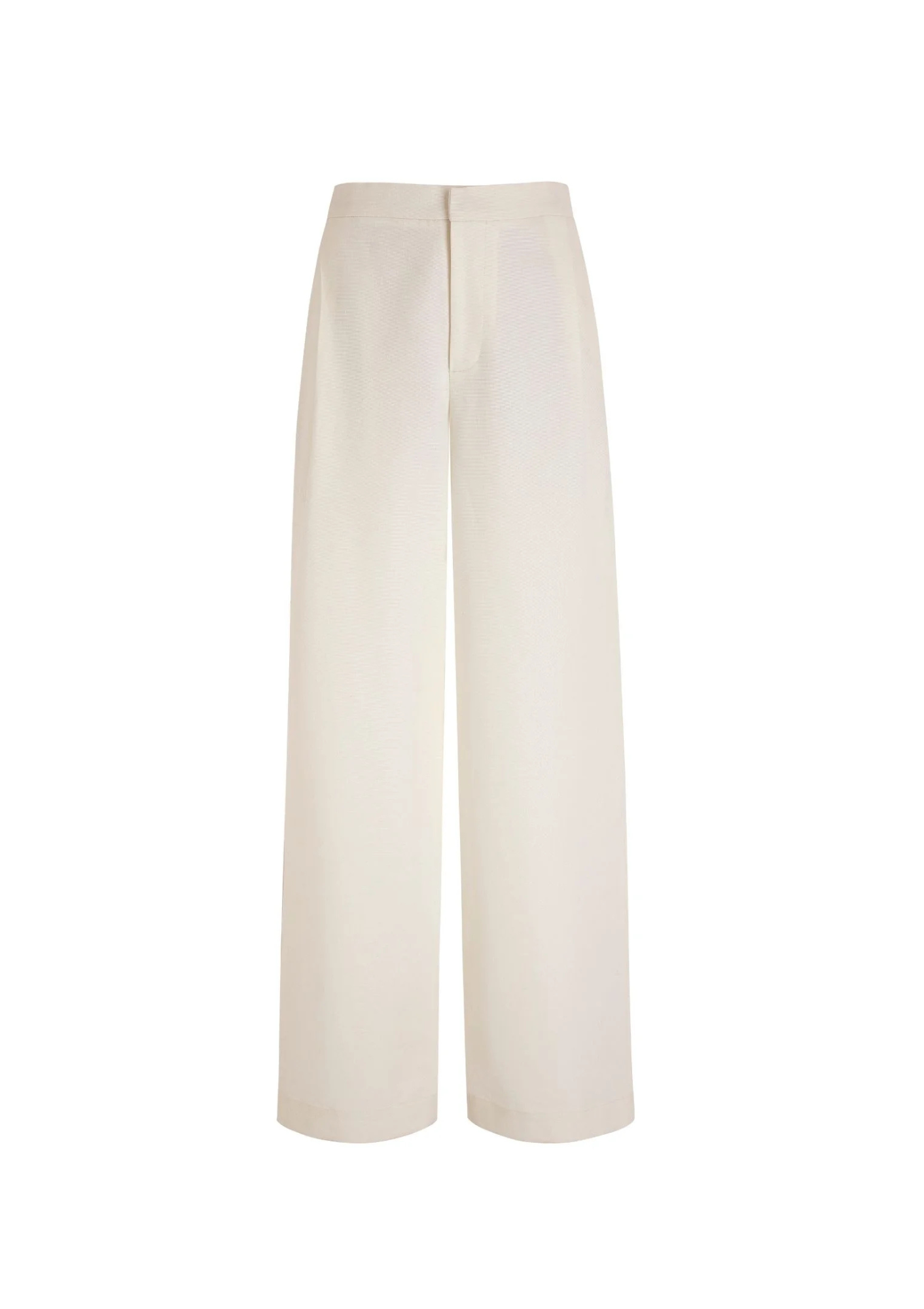 SOUTH - Pantalon ample à pli en coton-lin