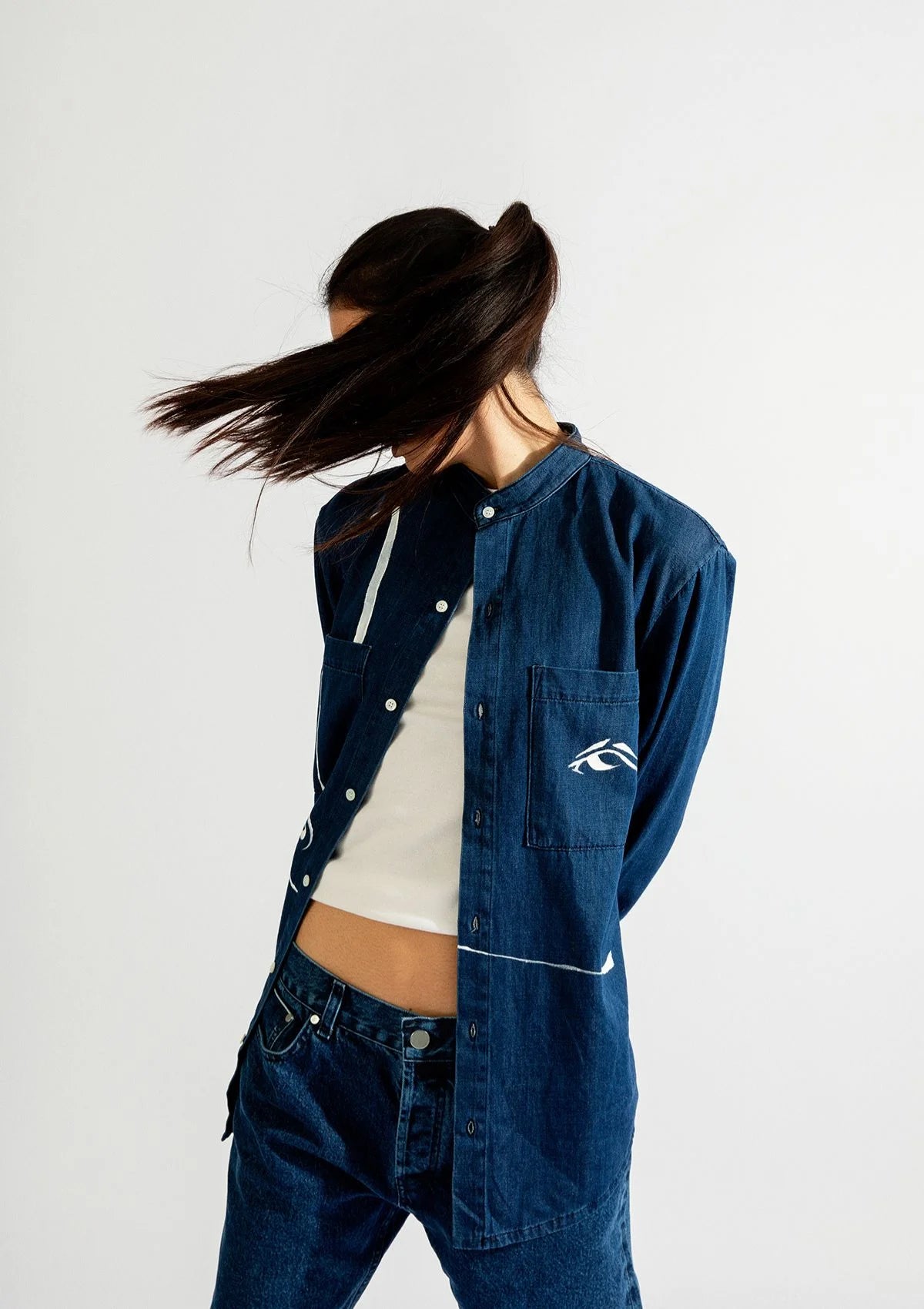 ADN loves ART - Chemise en denim - Oeuvre 10