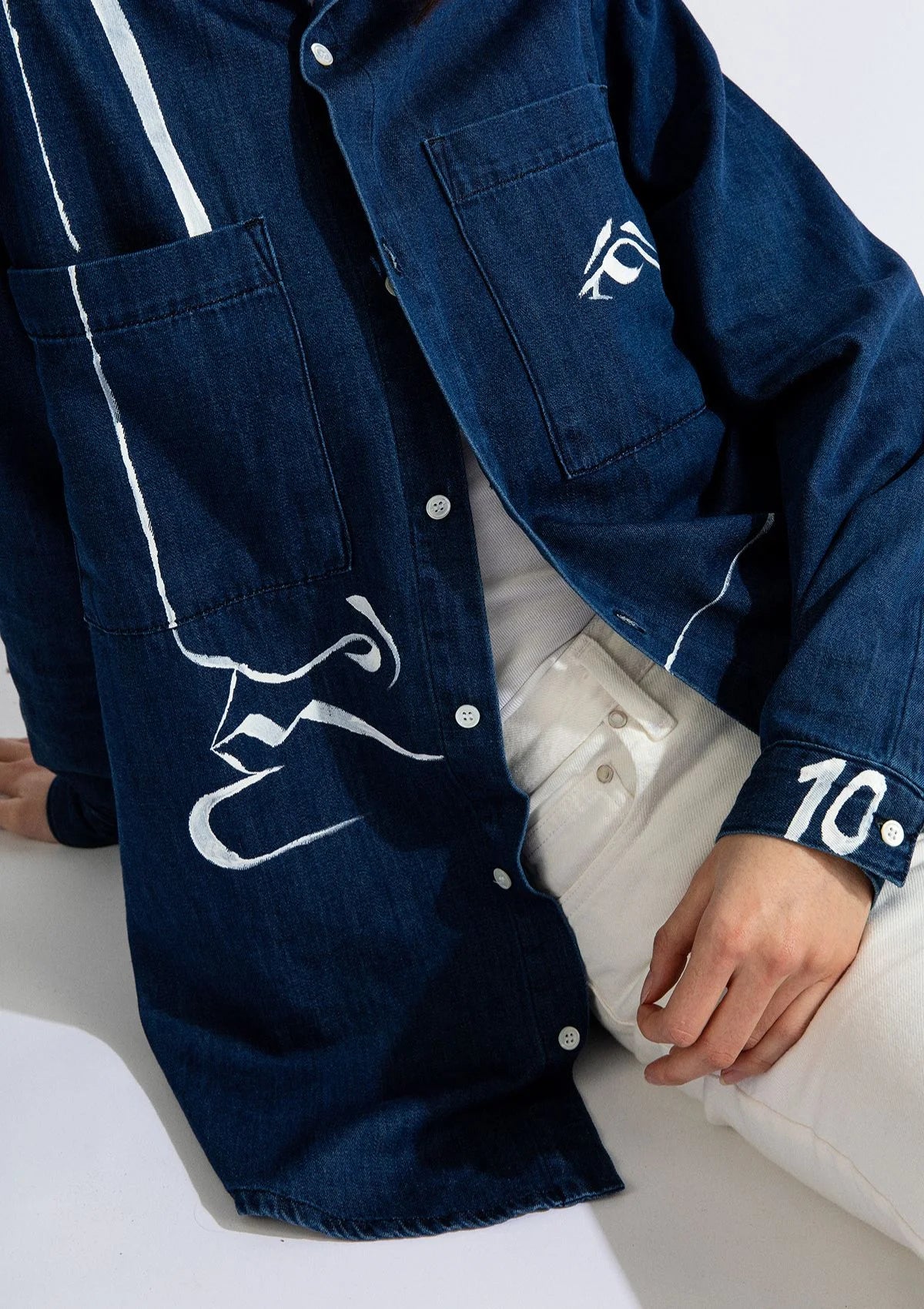 ADN loves ART - Chemise en denim - Oeuvre 10