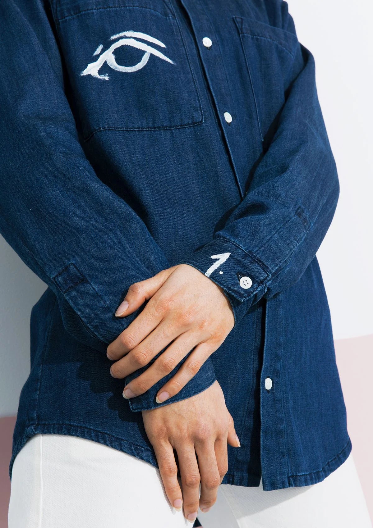 ADN loves ART - Chemise en denim - Oeuvre 1