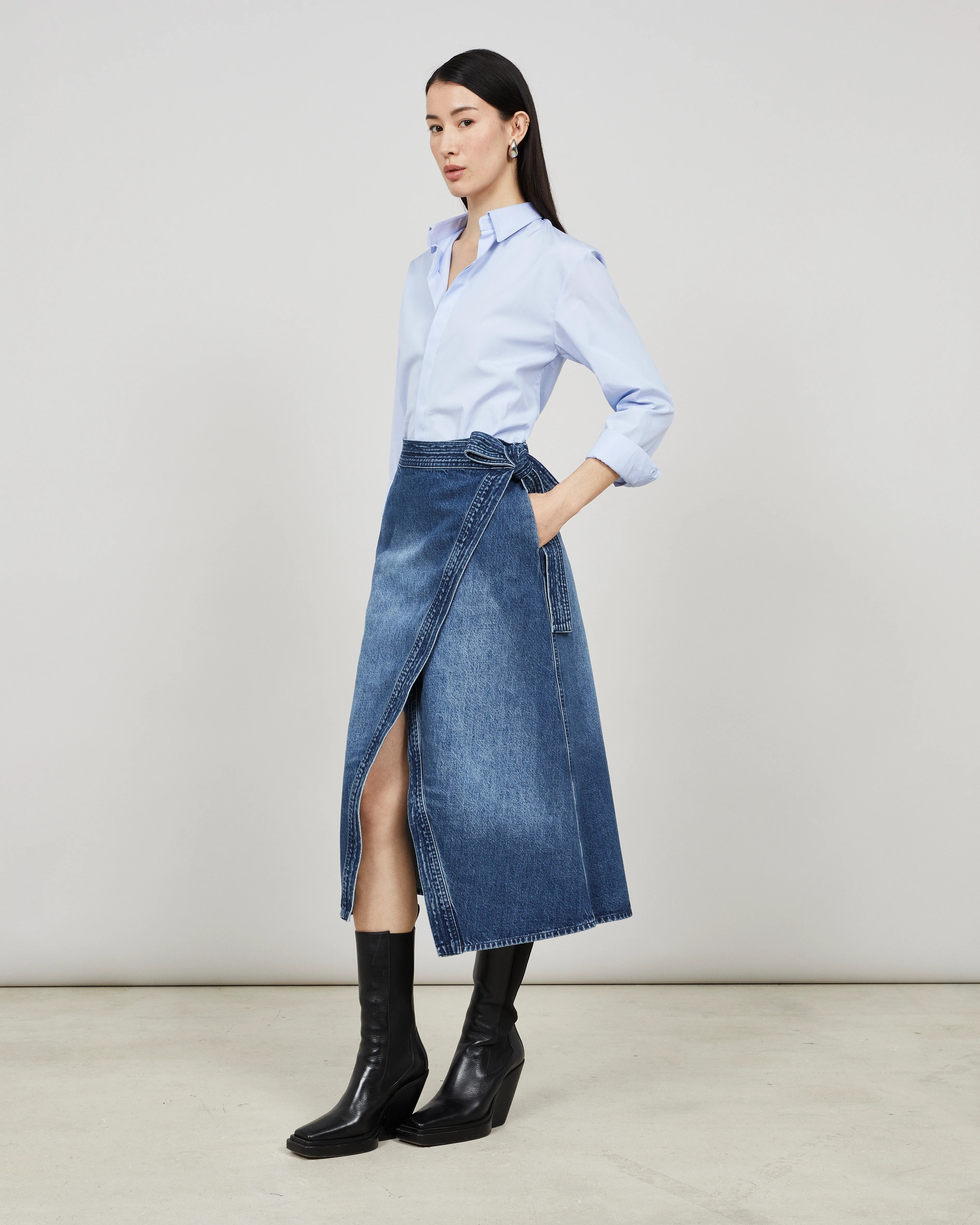 FALDA - Jupe en denim