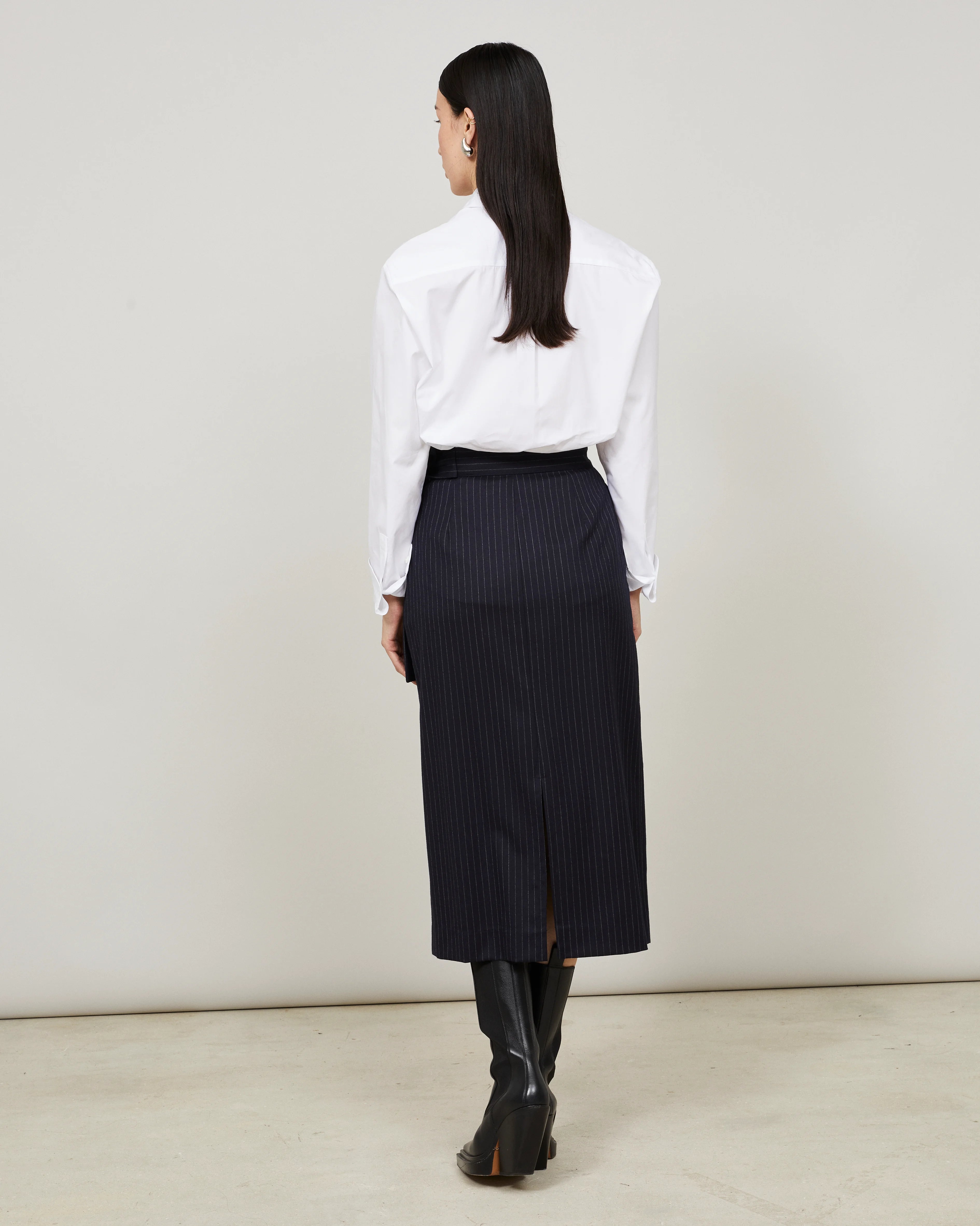 FALDA - Flannel wrap skirt