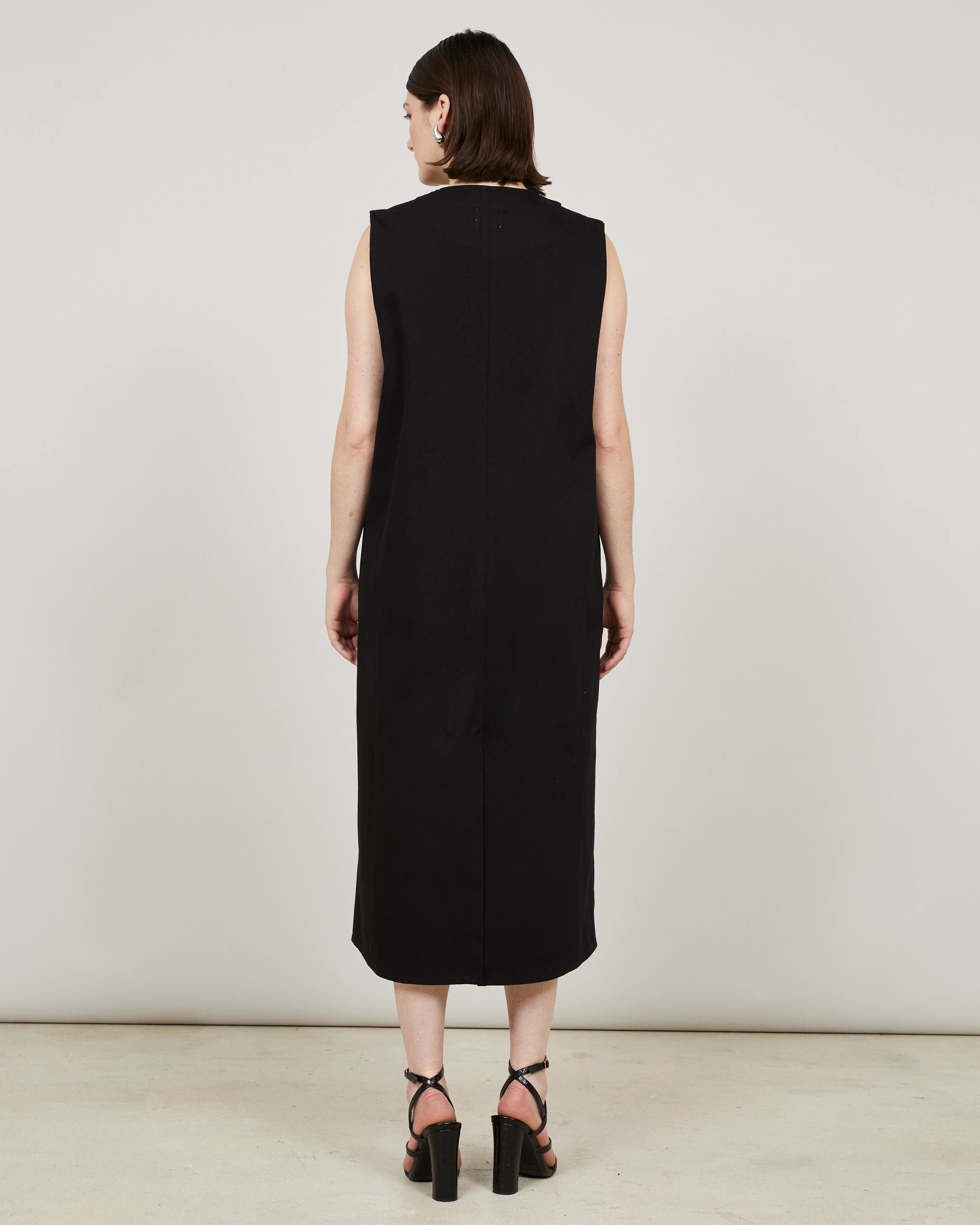 GALIS - Robe longue asymétrique en denim