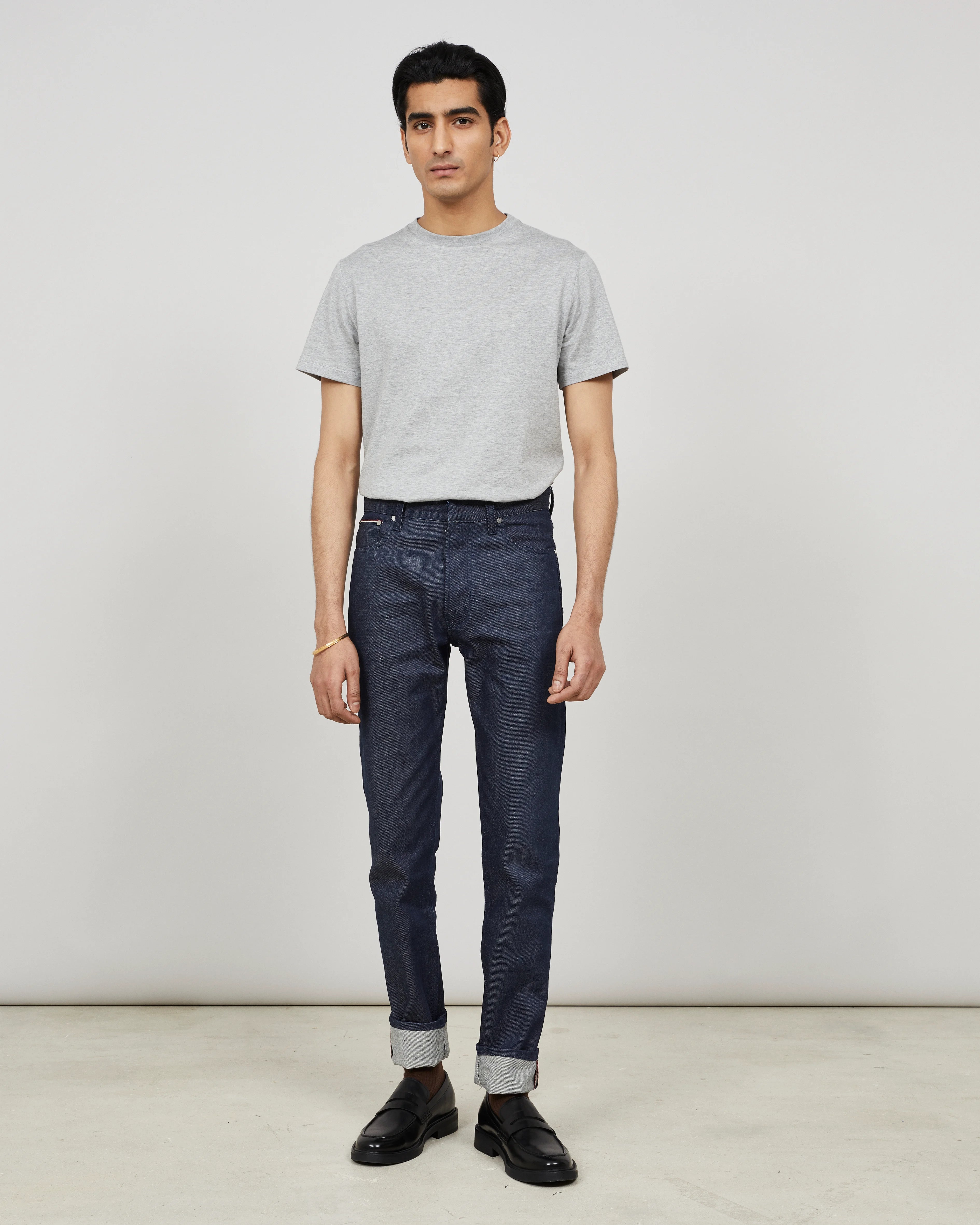 GEMINI for HIM - Slim tapered indigo jeans