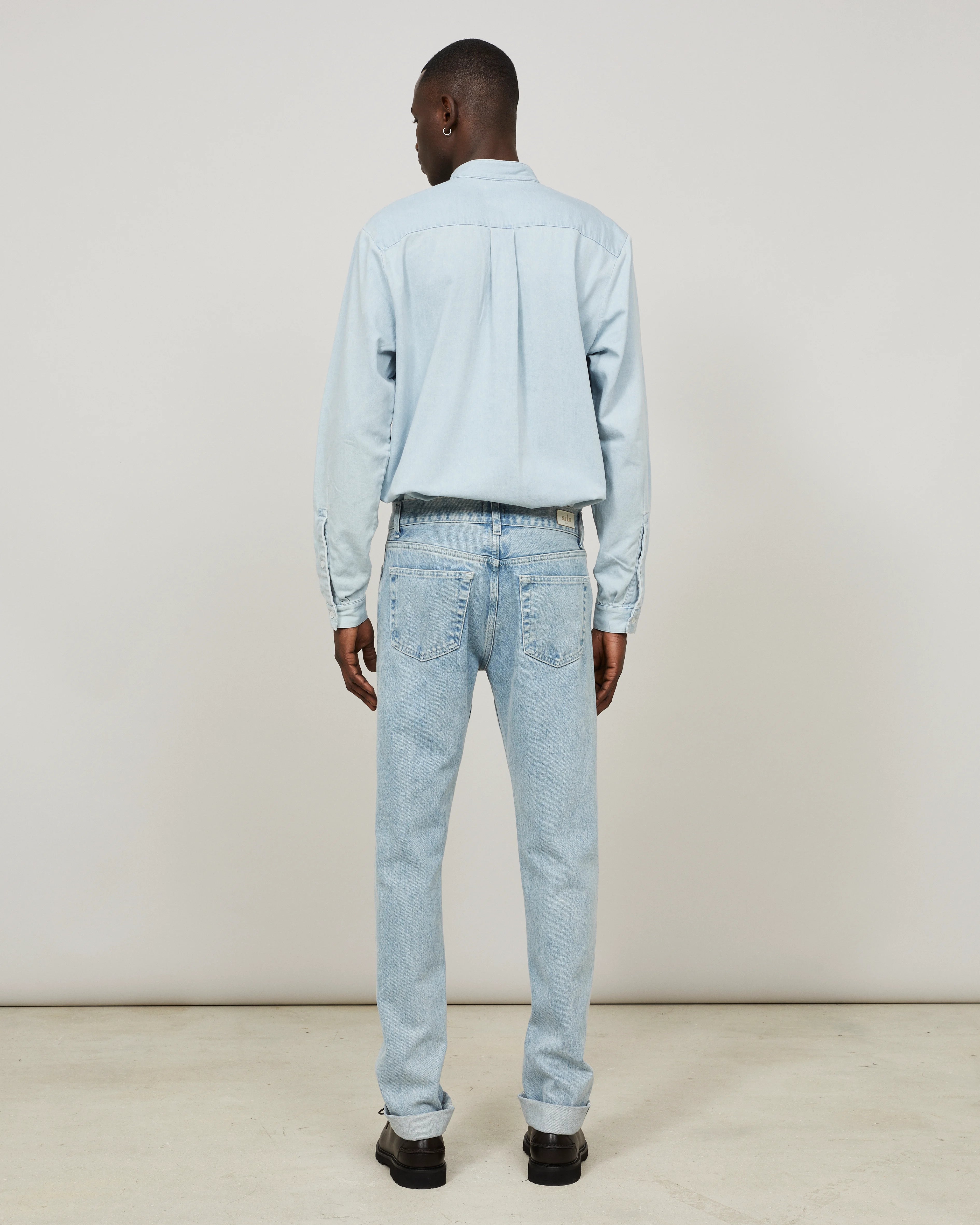 JANUS pour Lui - Pantalon droit en denim lavé