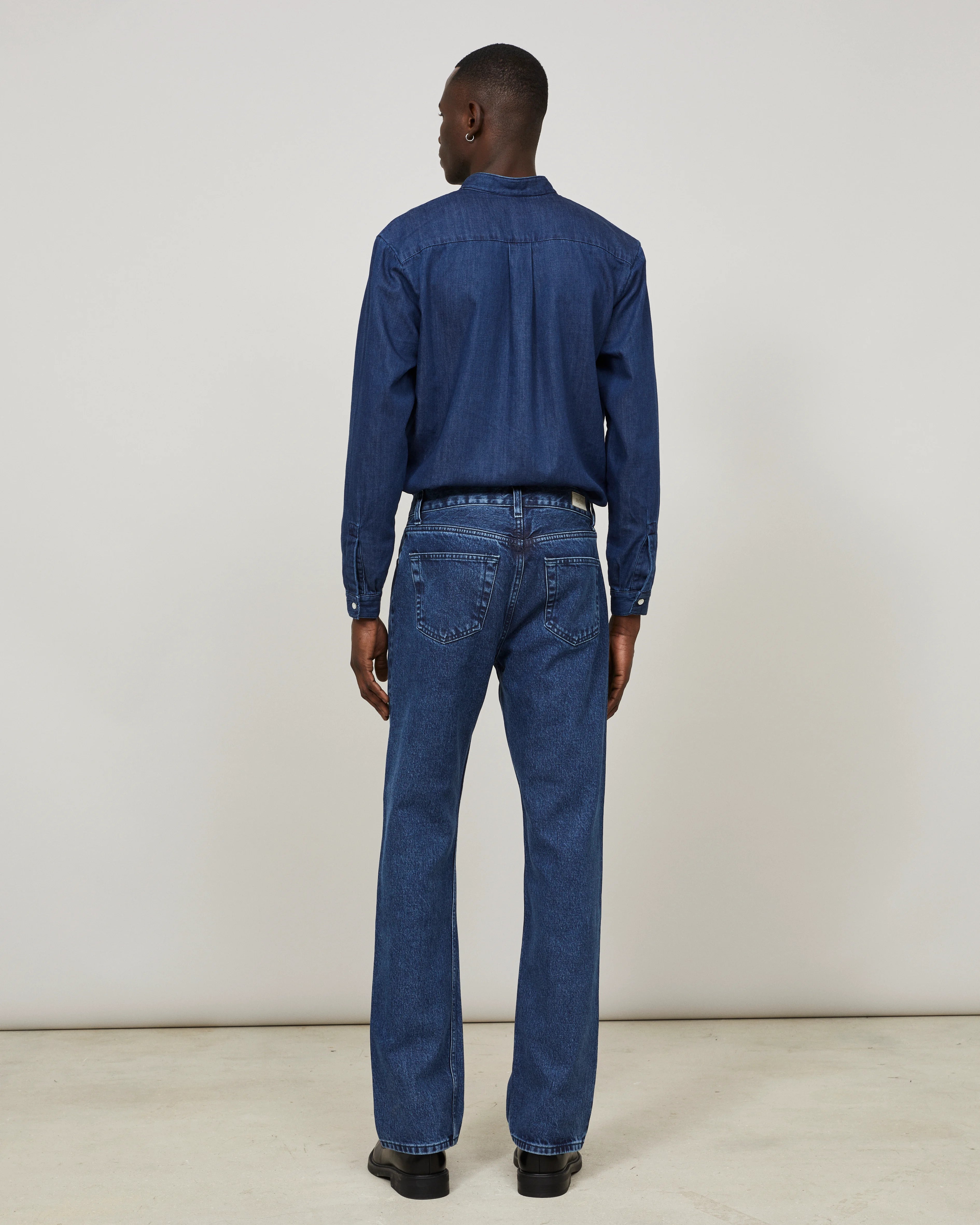 JANUS pour Lui - Pantalon droit en denim lavé