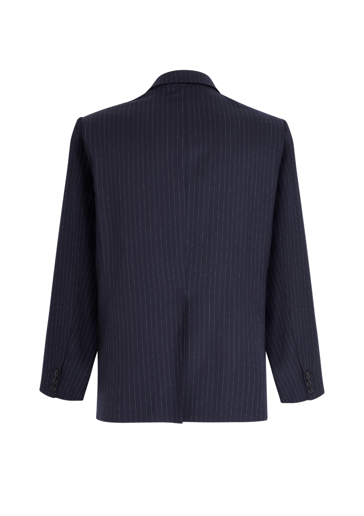 NORTH - Veste croisée en flanelle rayée