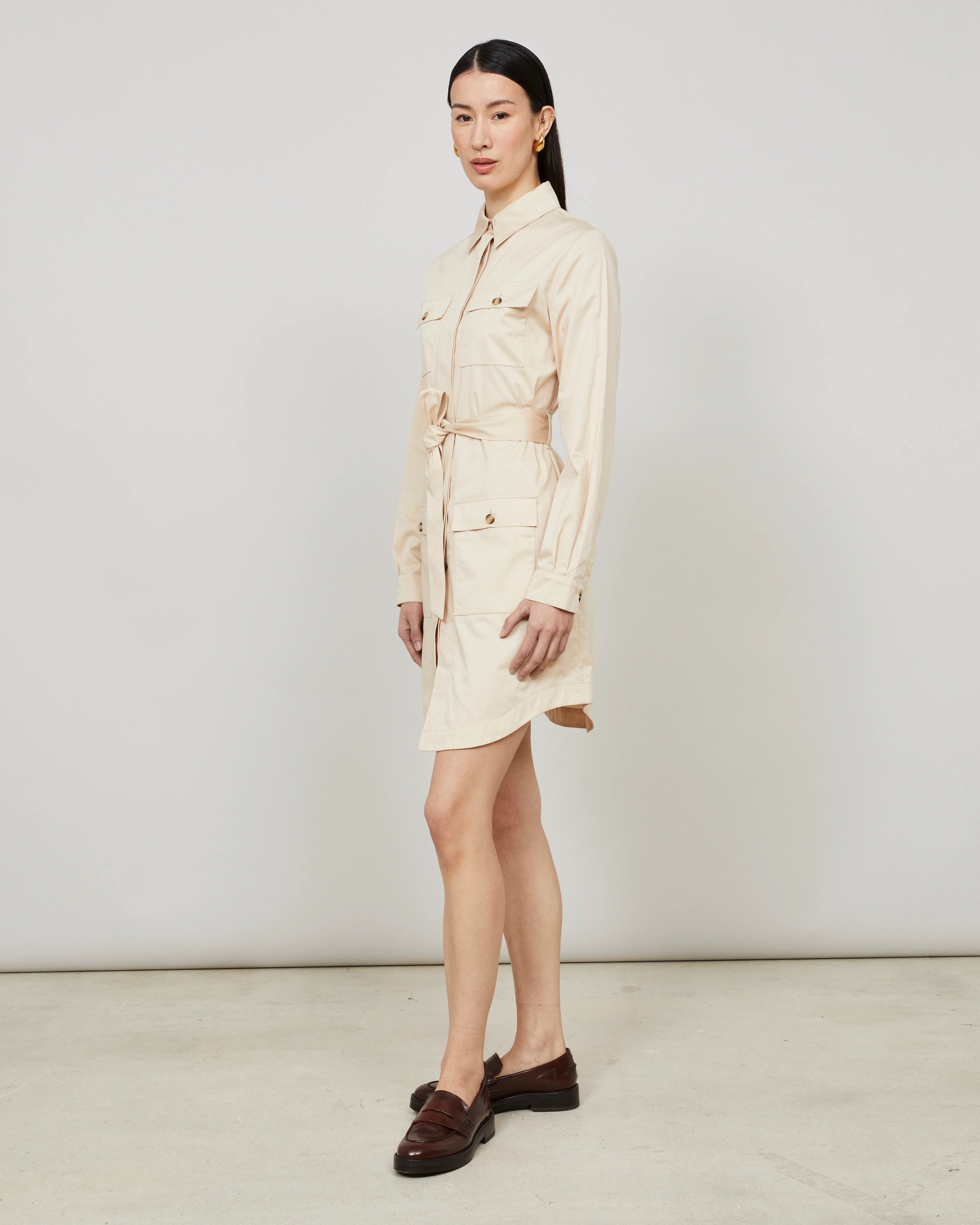 ODYSSEY - Robe saharienne en gabardine