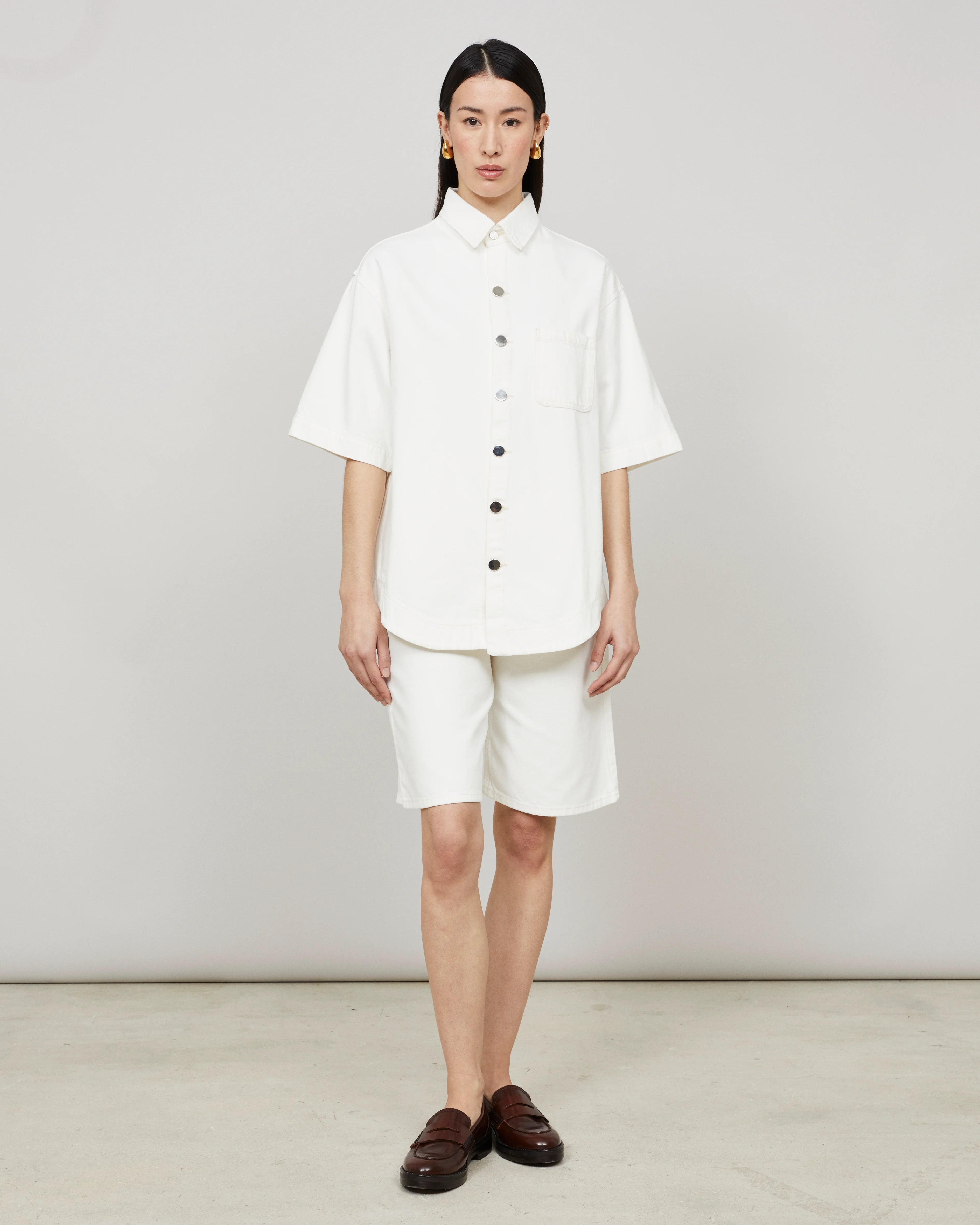 SOMER - Surchemise boxy en denim