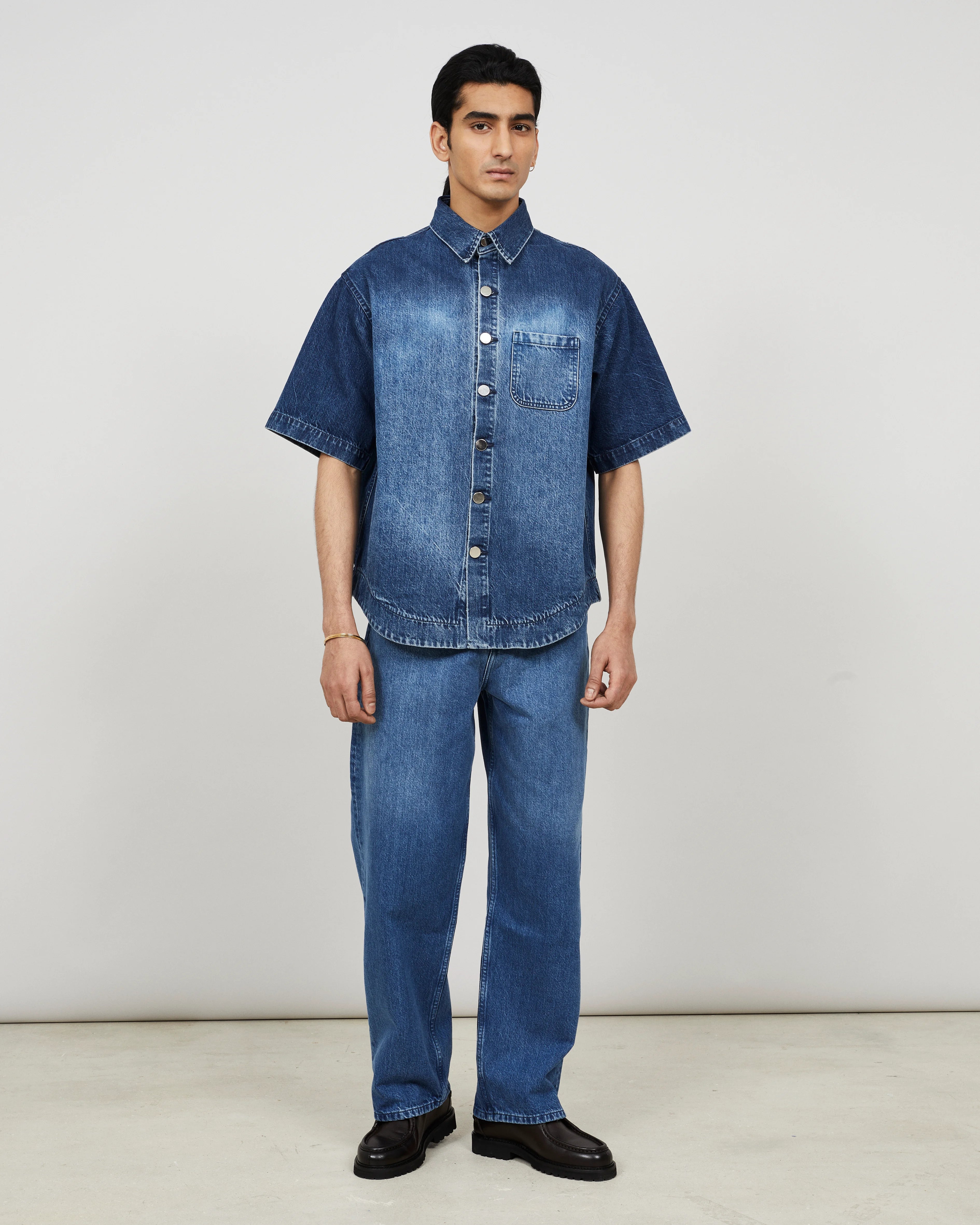 SOMER - Surchemise boxy en denim