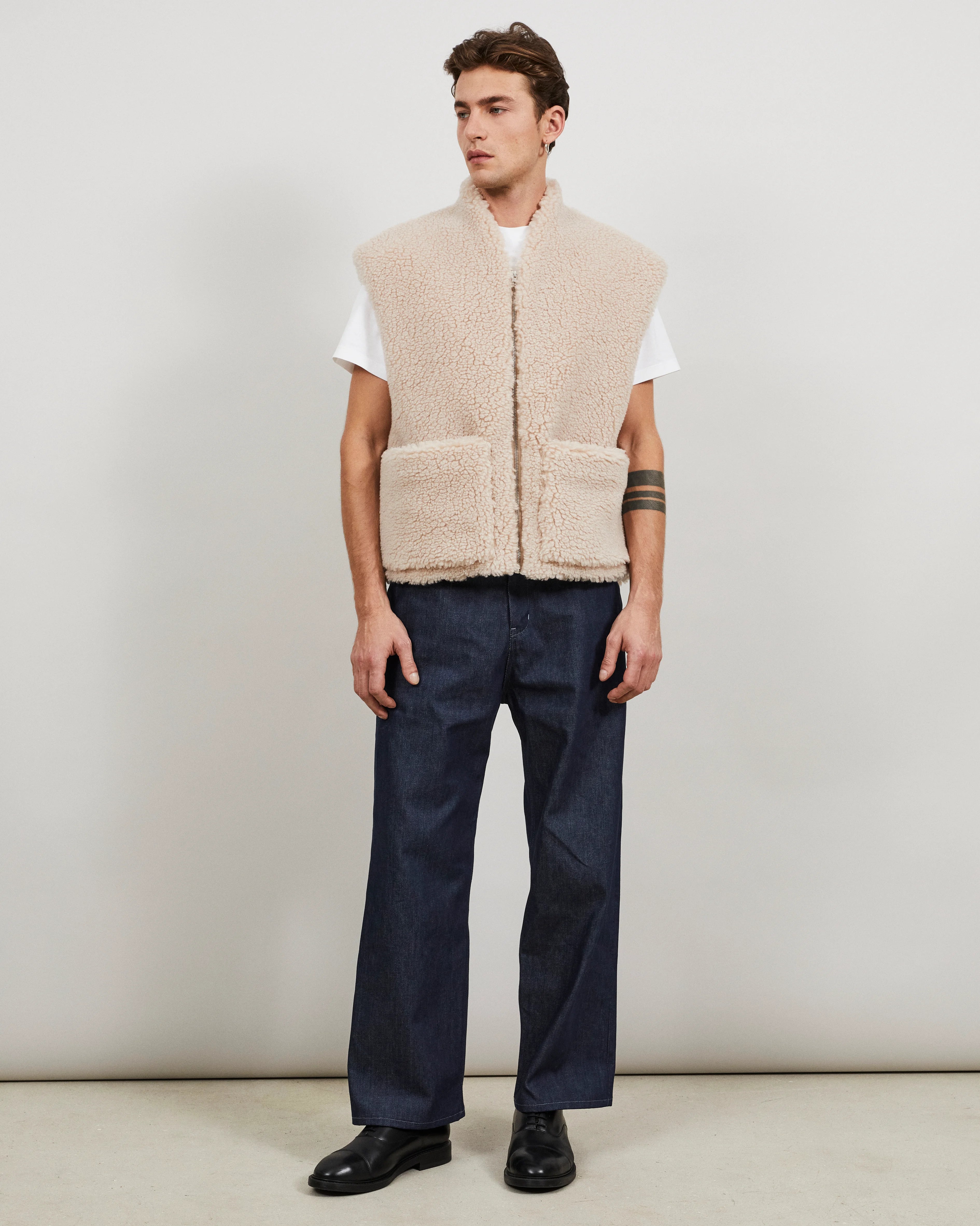 TEDDY - Gilet façon shearling