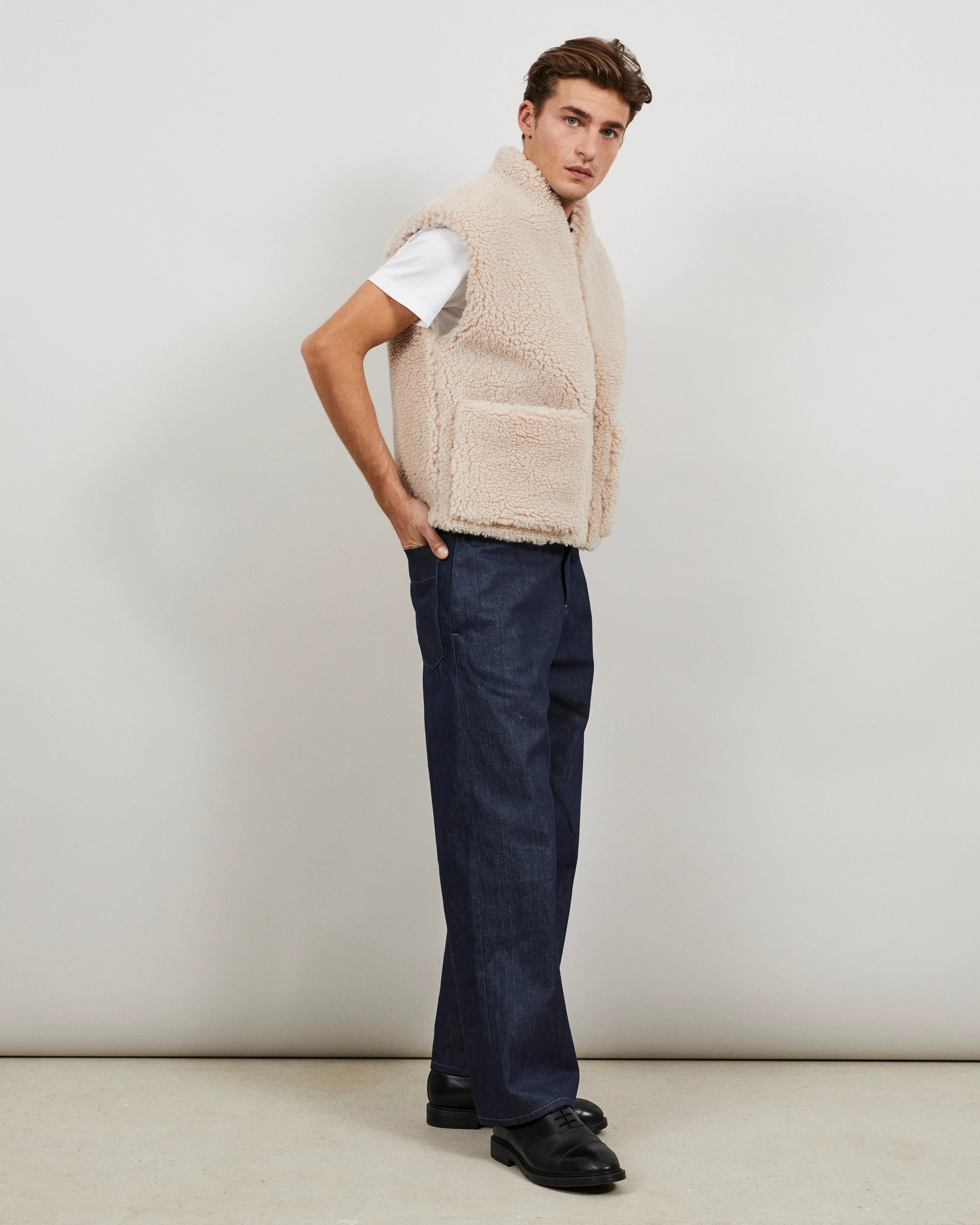 TEDDY - Gilet façon shearling