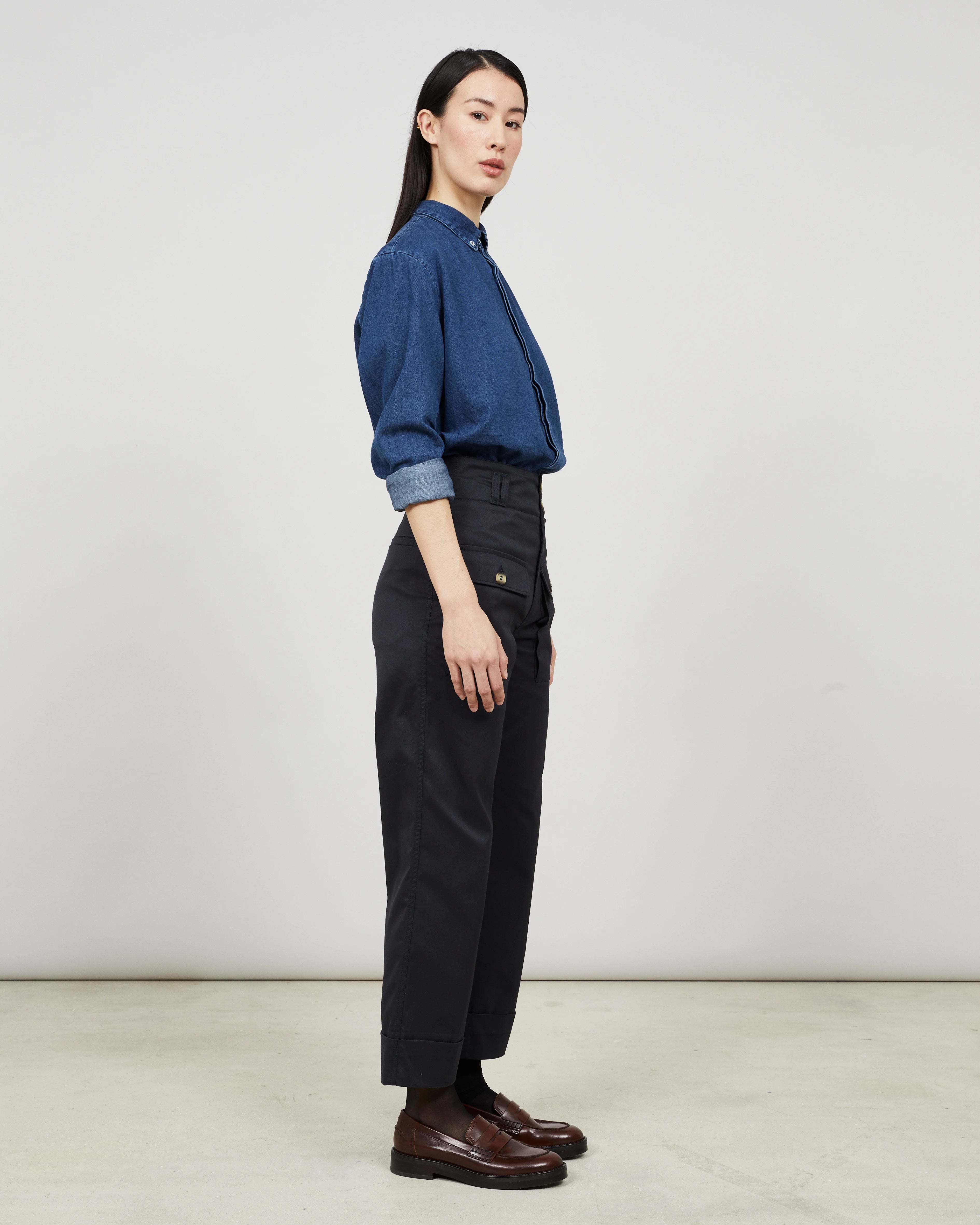 UTOR - Pantalon cargo en gabardine