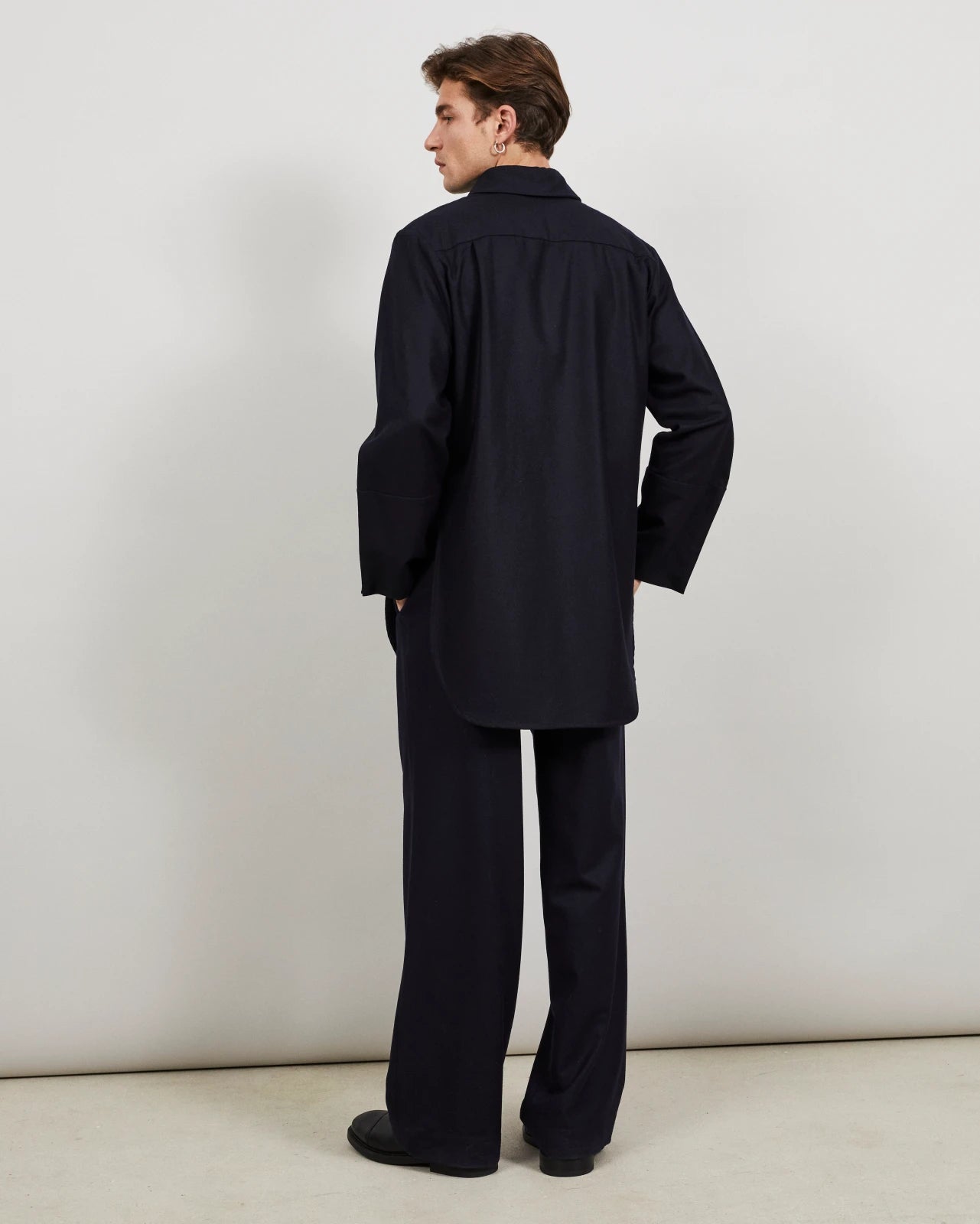 CINTA - Chemise longue en flanelle