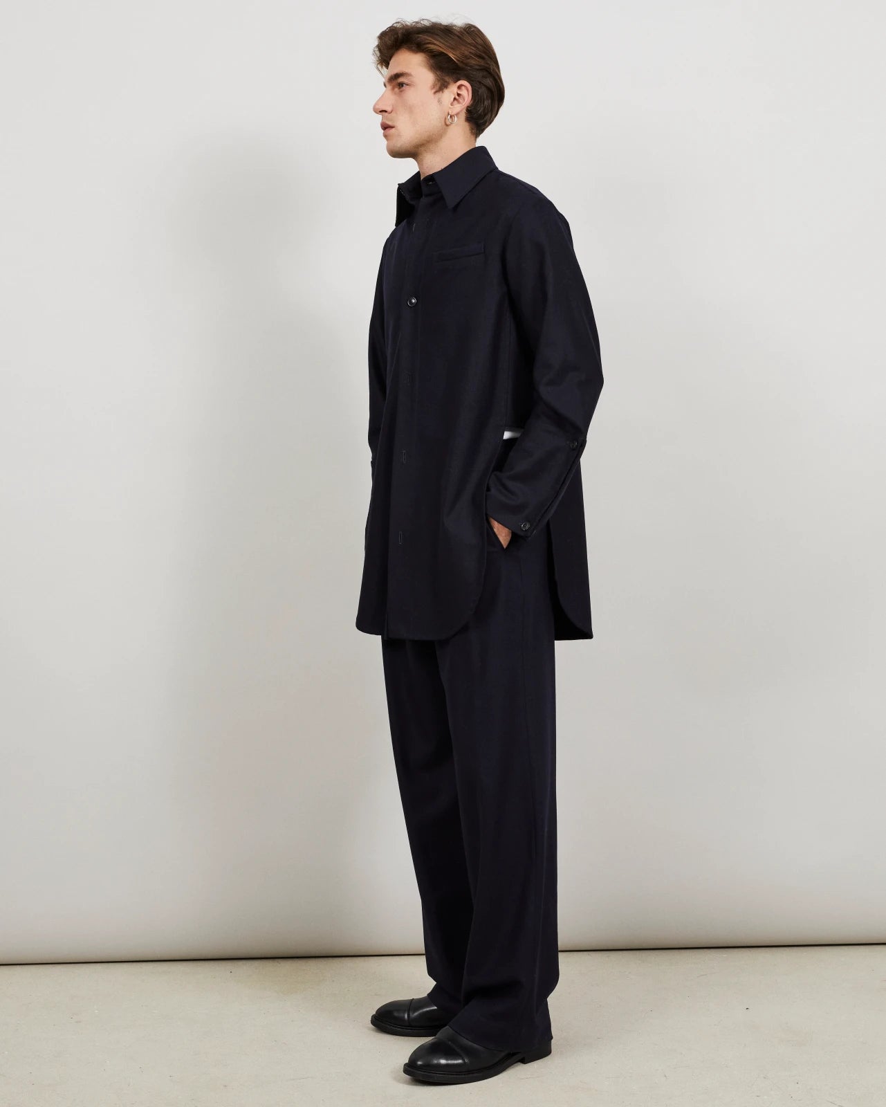 CINTA - Chemise longue en flanelle