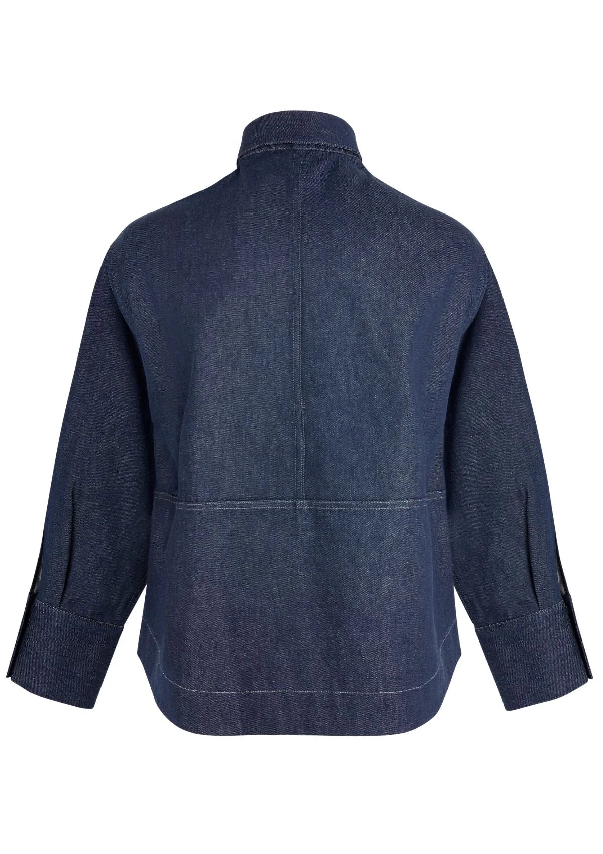 COOKE - Veste boxy en denim indigo