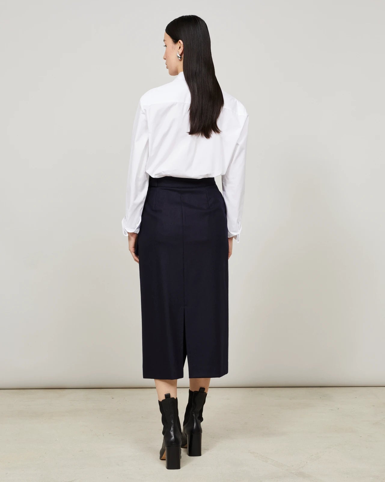 FALDA - Flannel wrap skirt