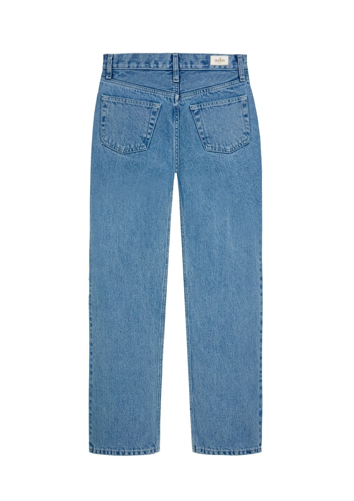 JANUS pour Elle - Pantalon droit en denim lavé