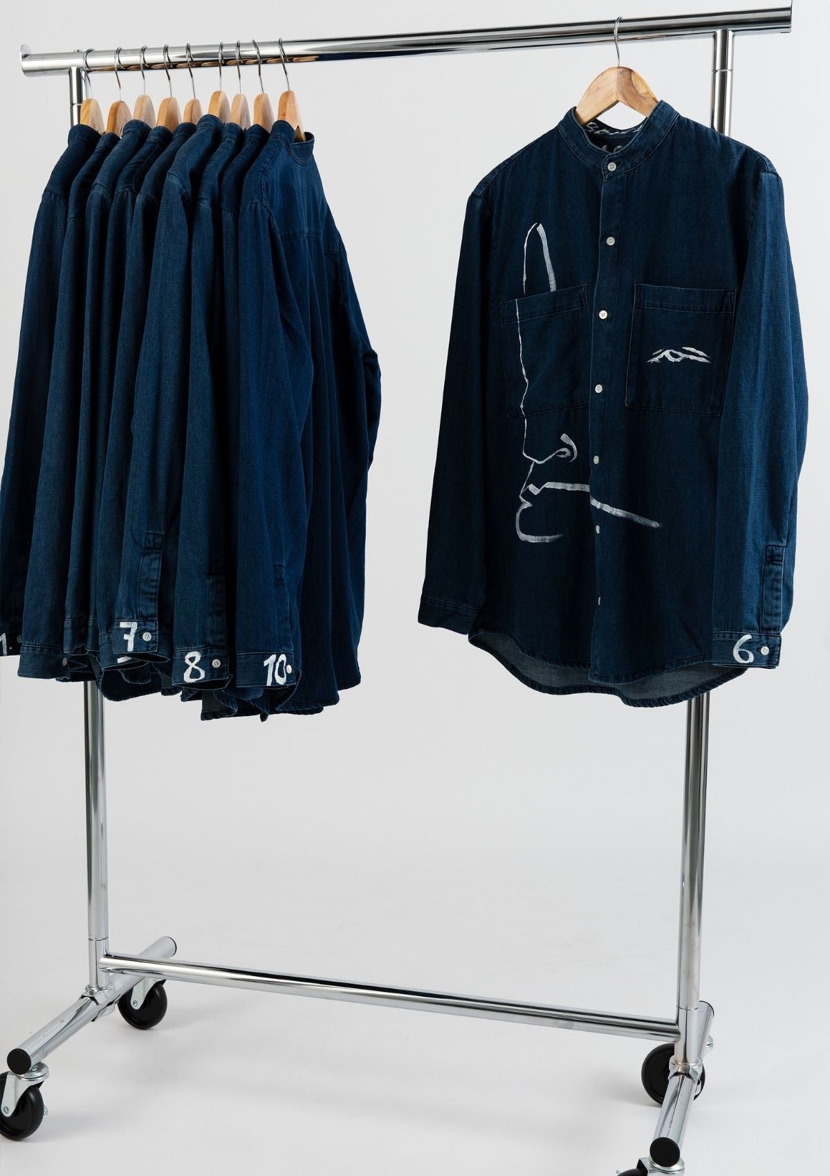 ADN loves ART - Chemise en denim - Oeuvre 6