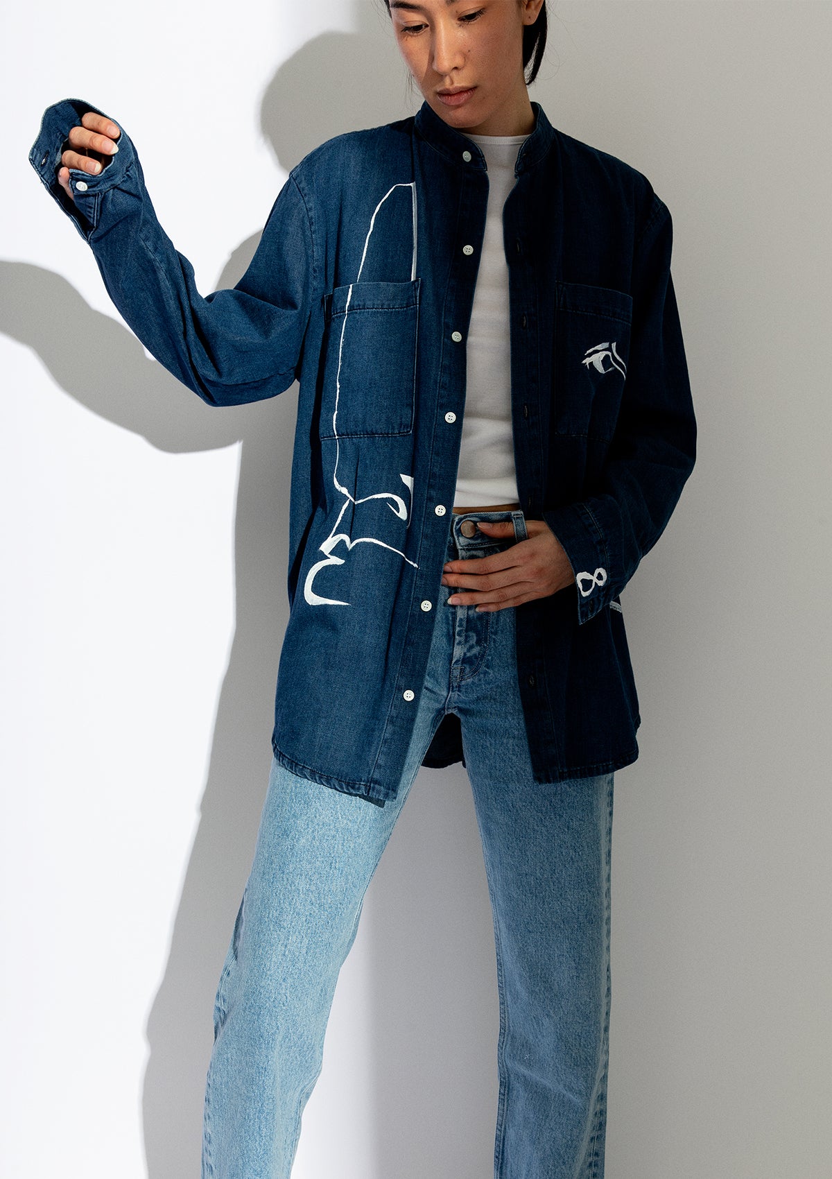 ADN loves ART - Chemise en denim - Oeuvre 8