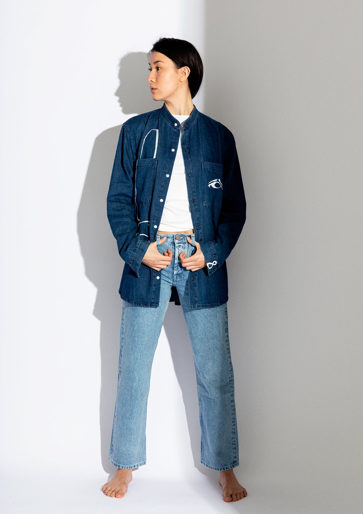 ADN loves ART - Chemise en denim - Oeuvre 8