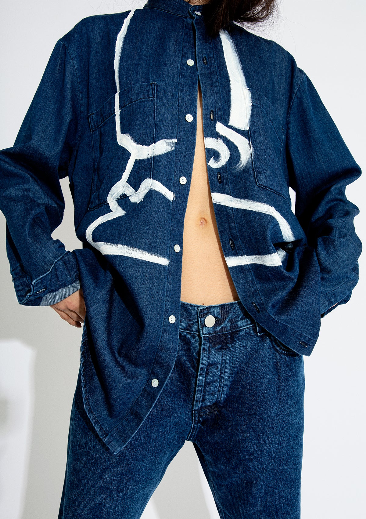 ADN loves ART - Chemise en denim - Oeuvre 9