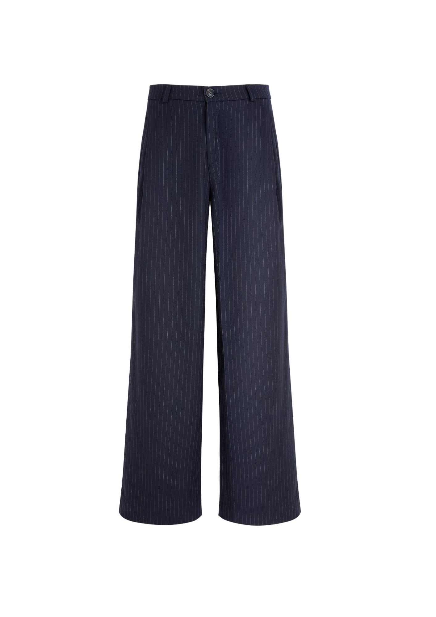 SOUTH - Le pantalon ample à pli en flanelle rayée