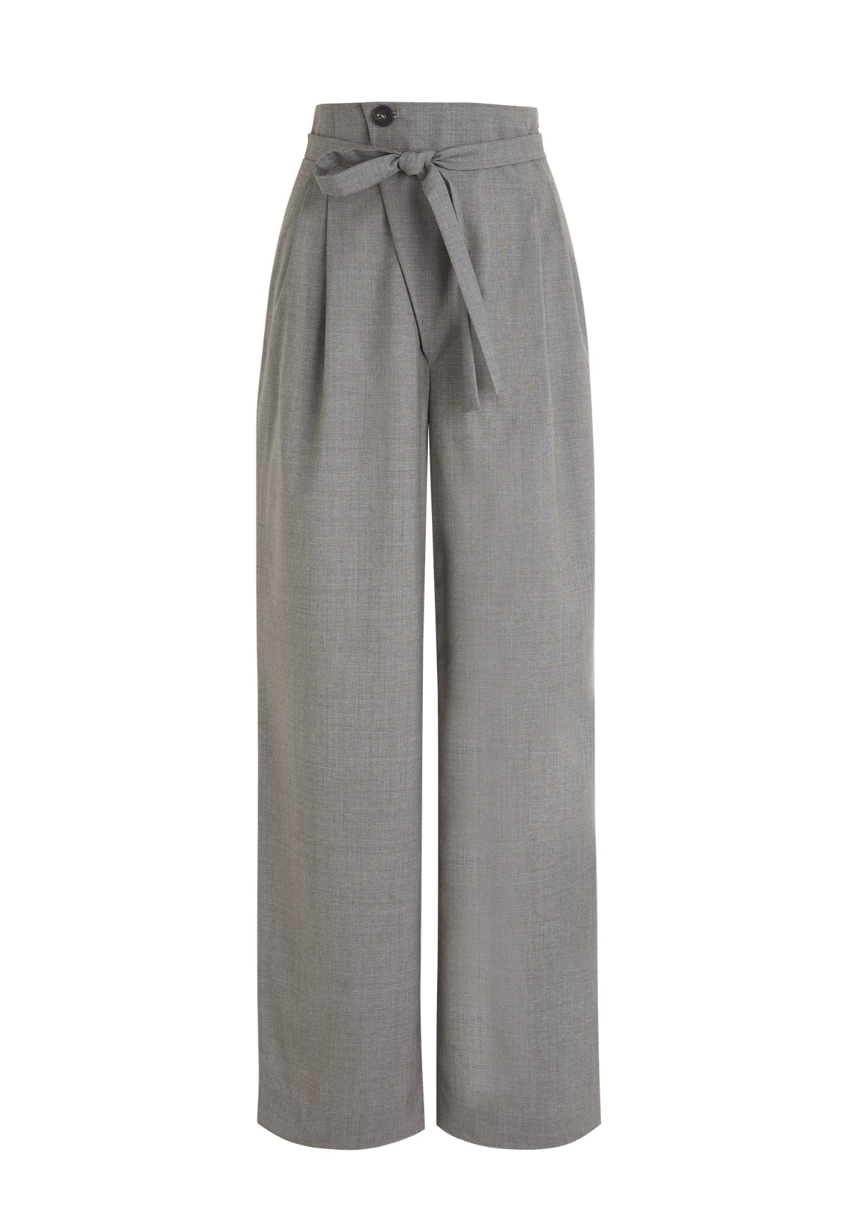 FOLD - Pantalon à plis en laine Super 110's