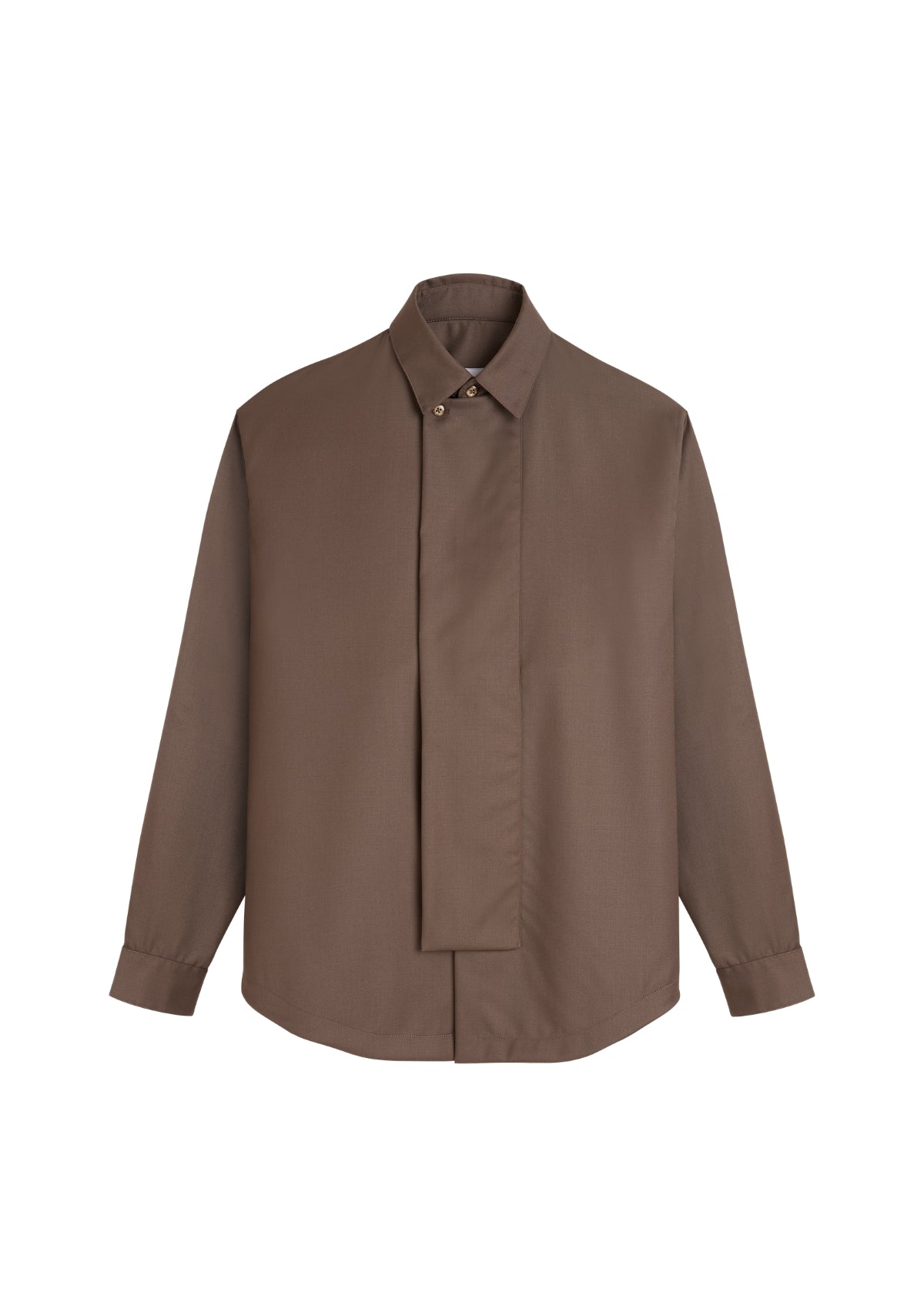 ORIGIN - Classic shirt in Super 130's merino wool