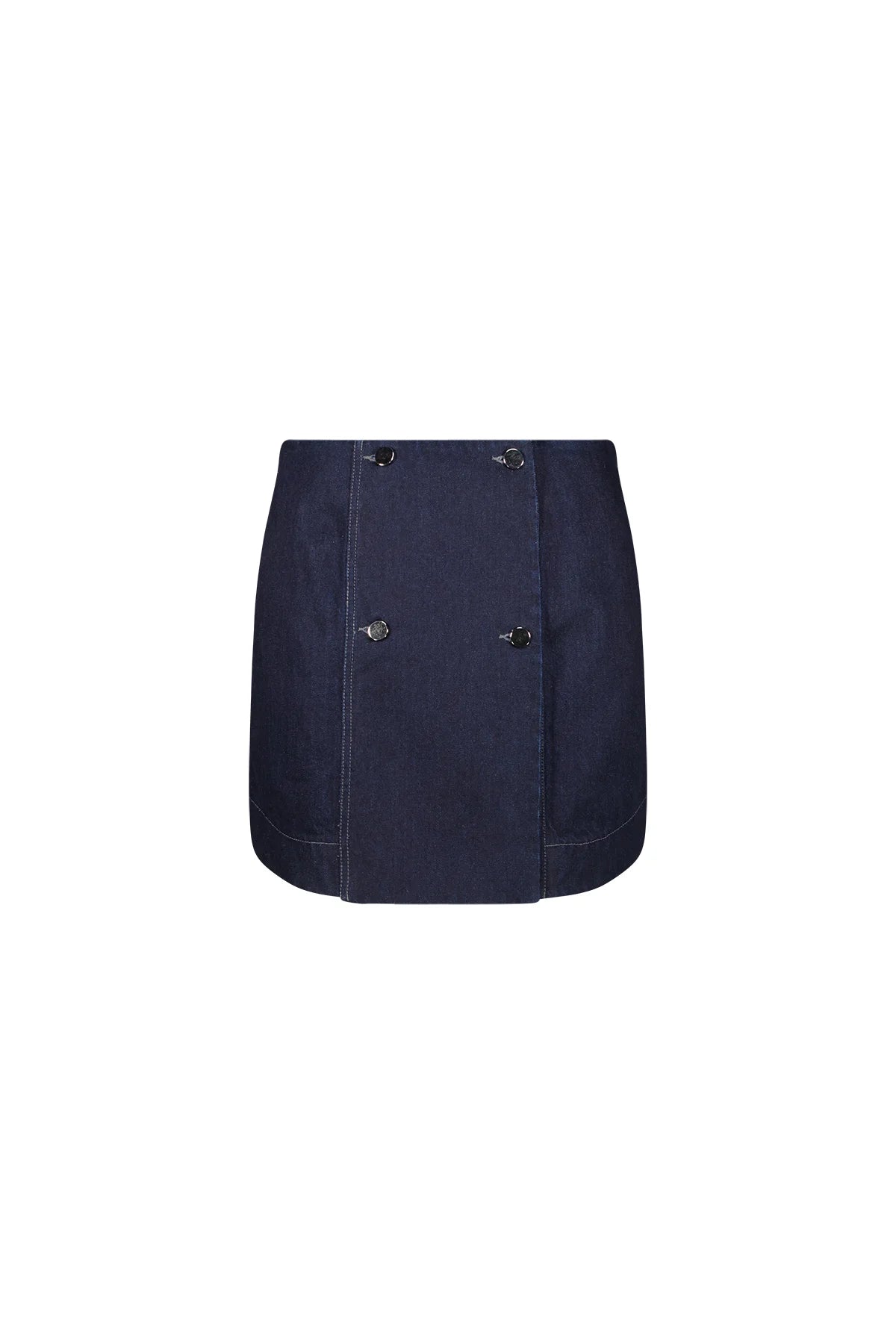 SAYA - Miniskirt in indigo denim