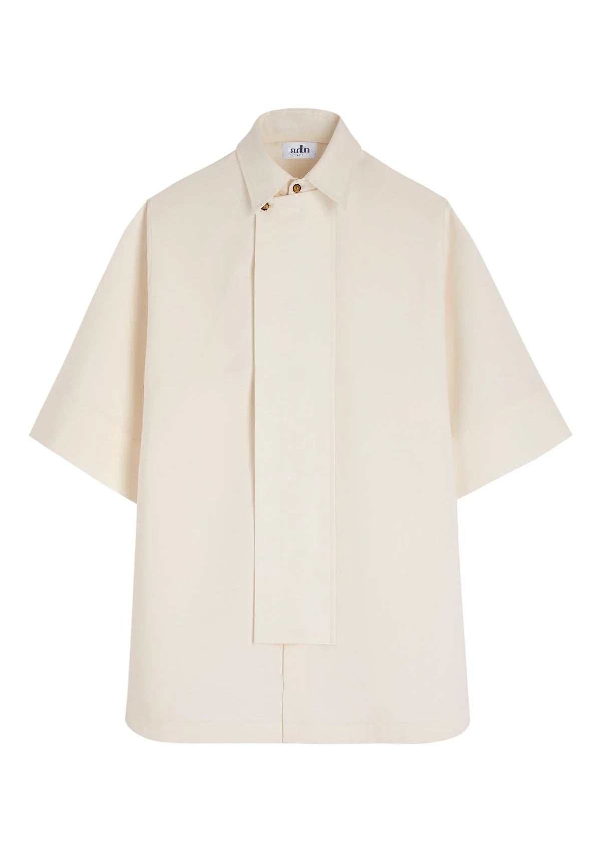 ALMA - Long cotton-linen shirt