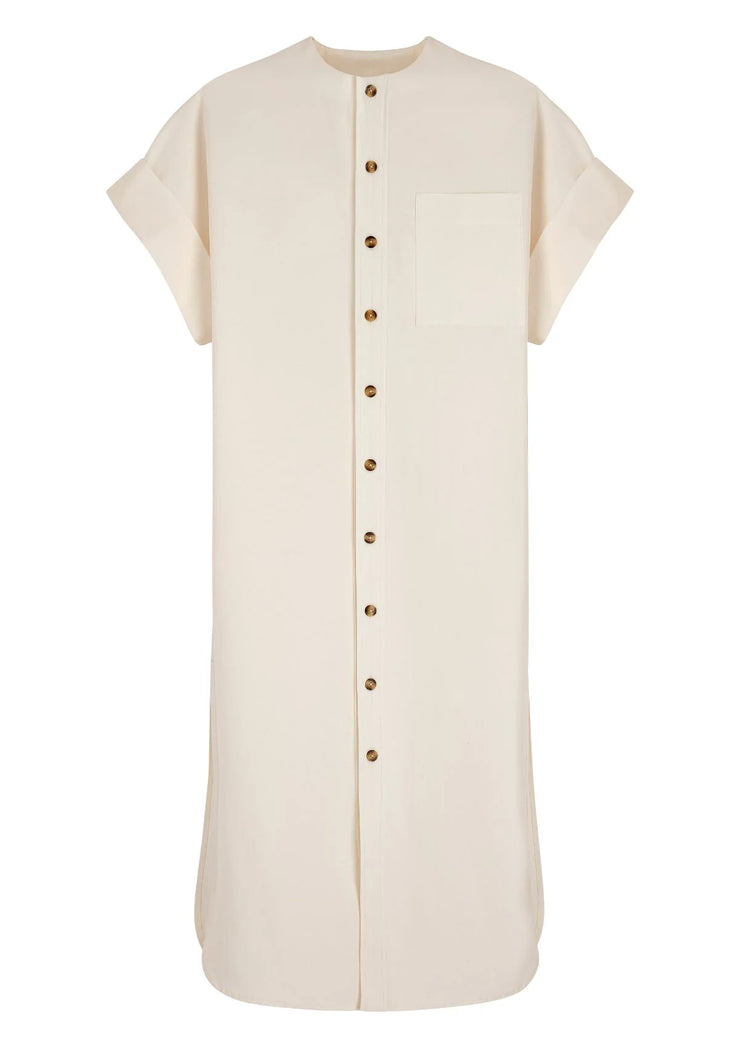 MOORI - Cotton-linen kaftan