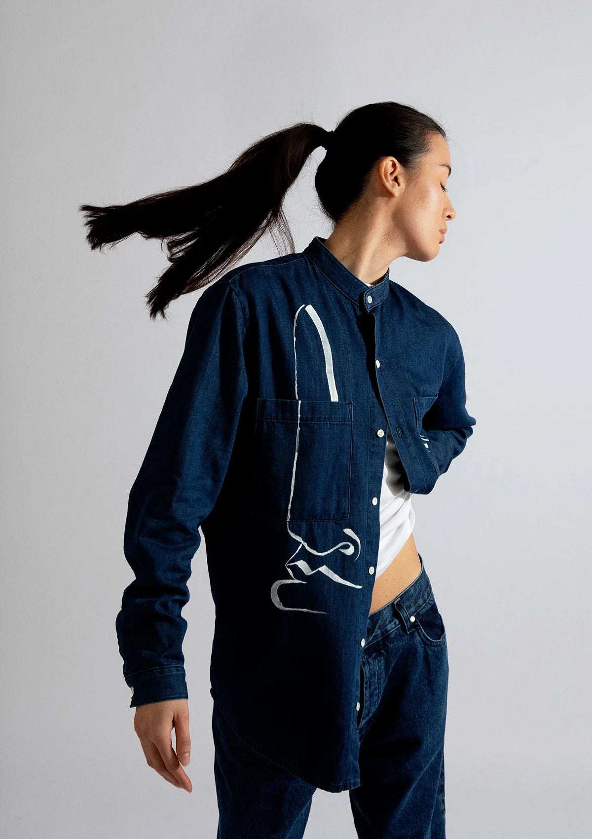 DNA loves ART - Denim Shirt - Artwork 10