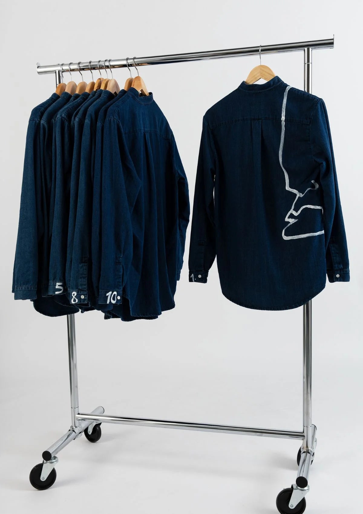 DNA loves ART - Denim Shirt - Artwork 1