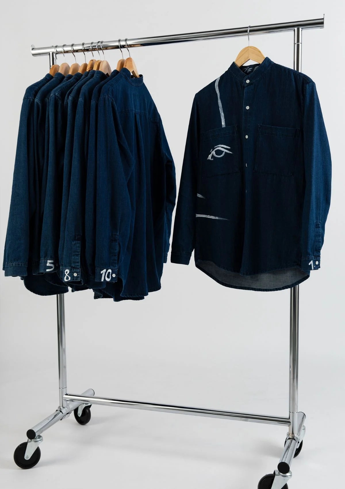 DNA loves ART - Denim Shirt - Artwork 1