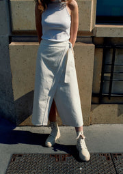 FALDA - Denim skirt