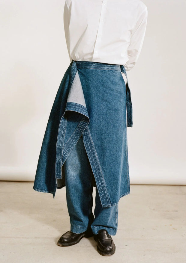 FALDA - Denim skirt