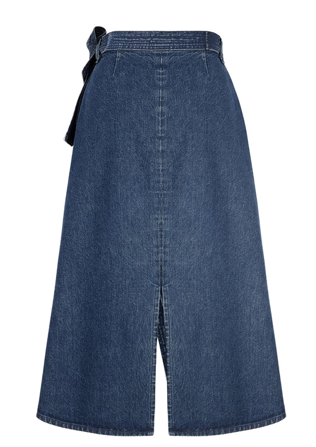 FALDA - Denim skirt