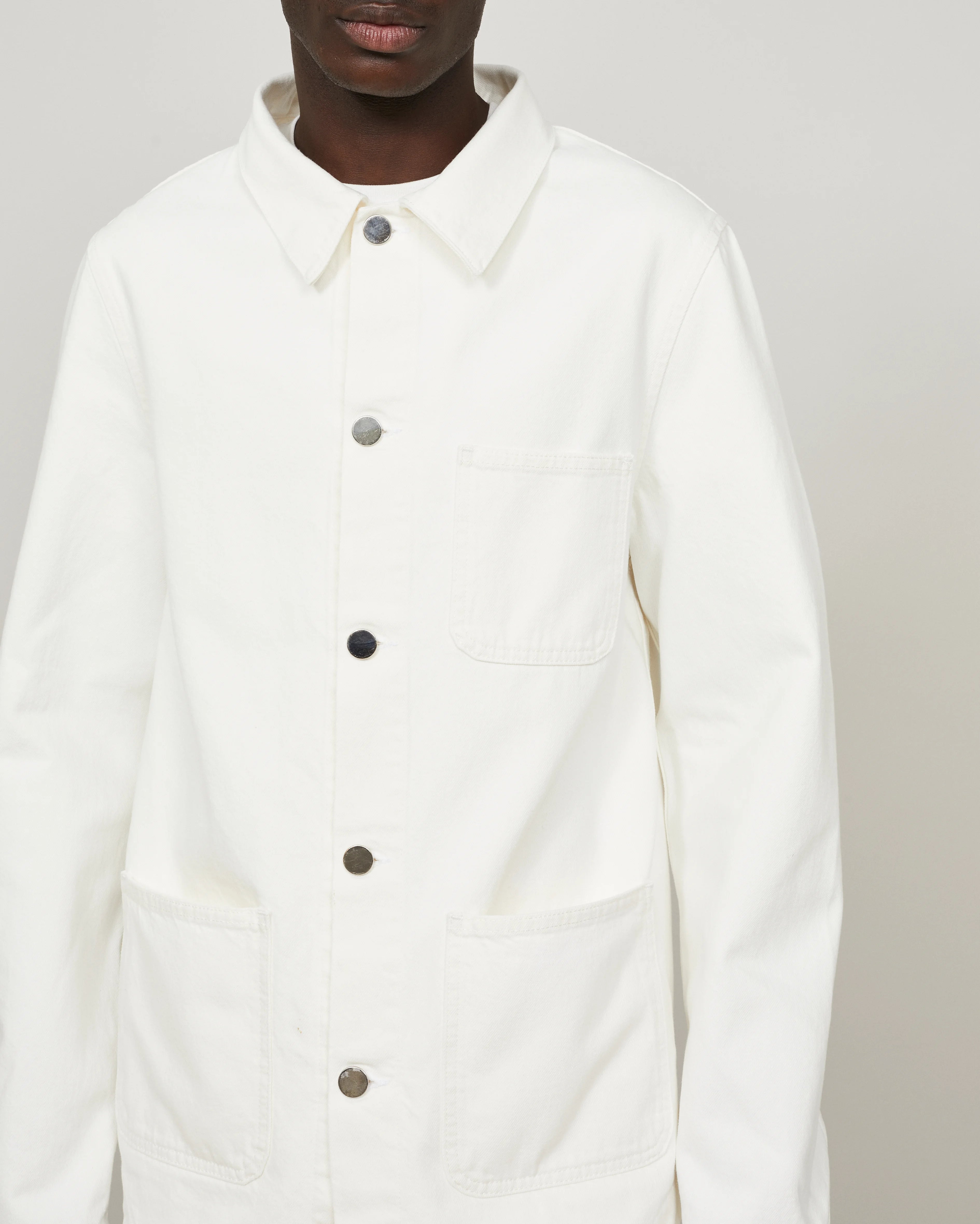 GENESIS - Workwear jacket in Ecru denim