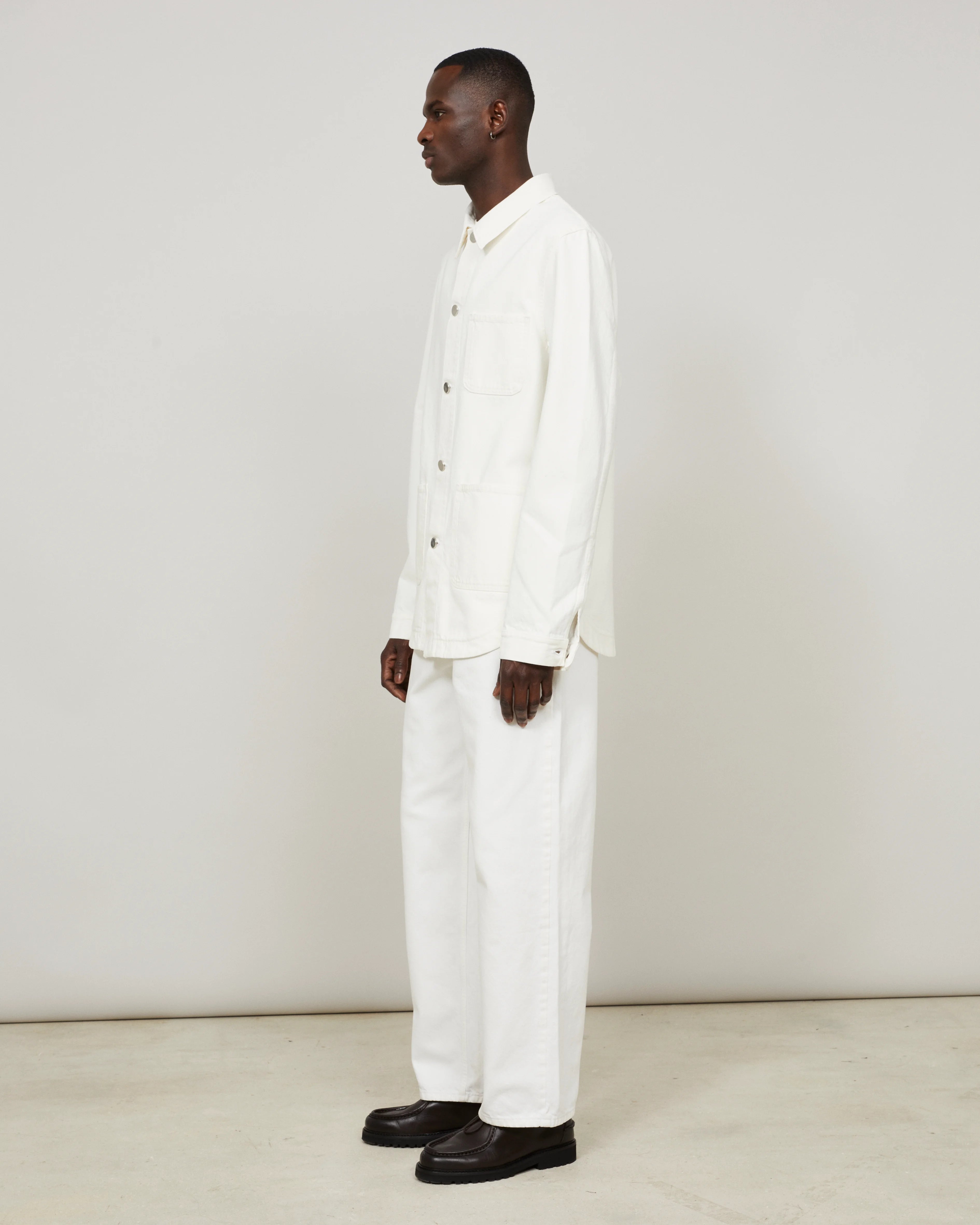 GENESIS - Workwear jacket in Ecru denim